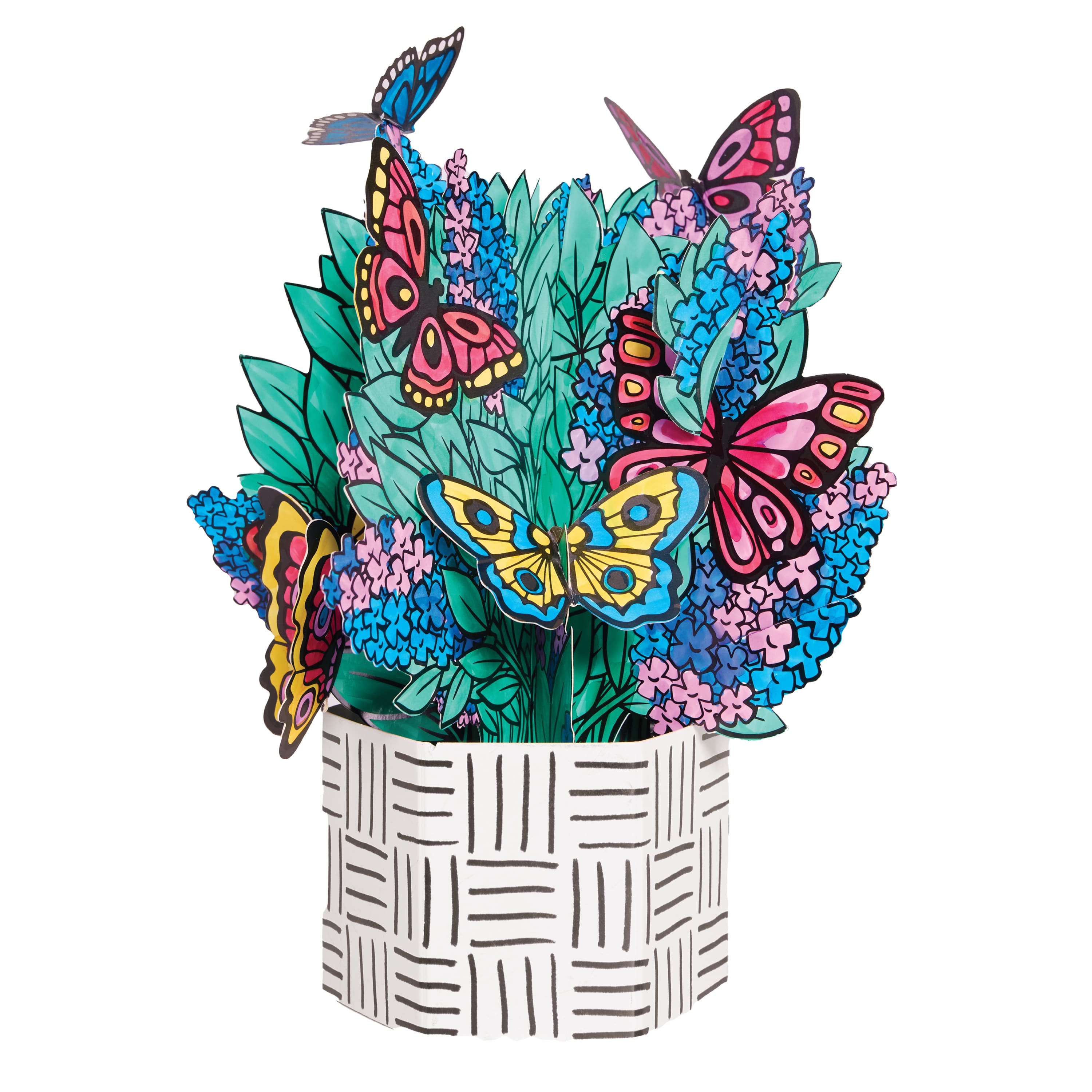Faber-Castell&#xAE; Butterfly Pop Up Coloring Bouquet