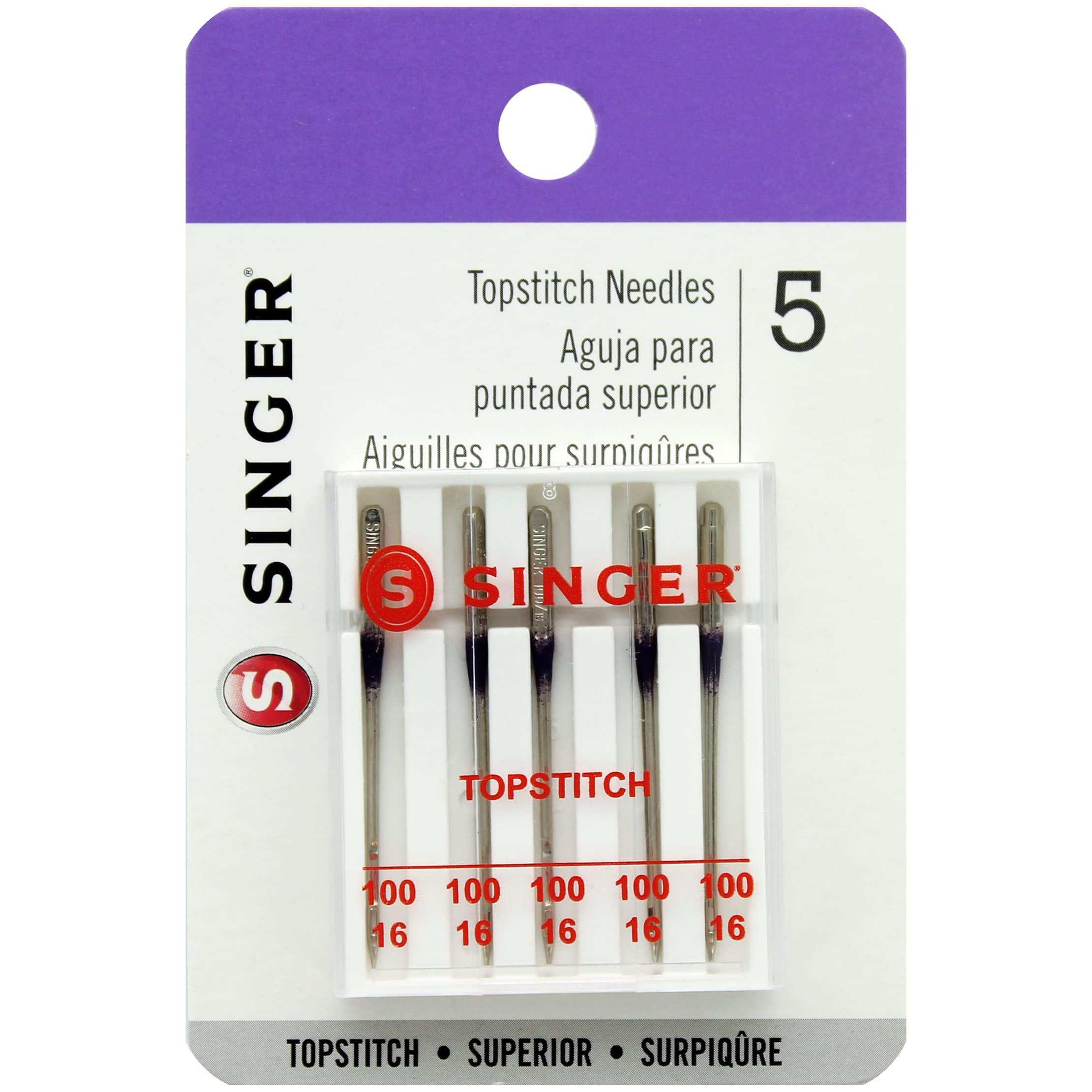 Singer® Topstitch Machine Needles 100 16 Michaels