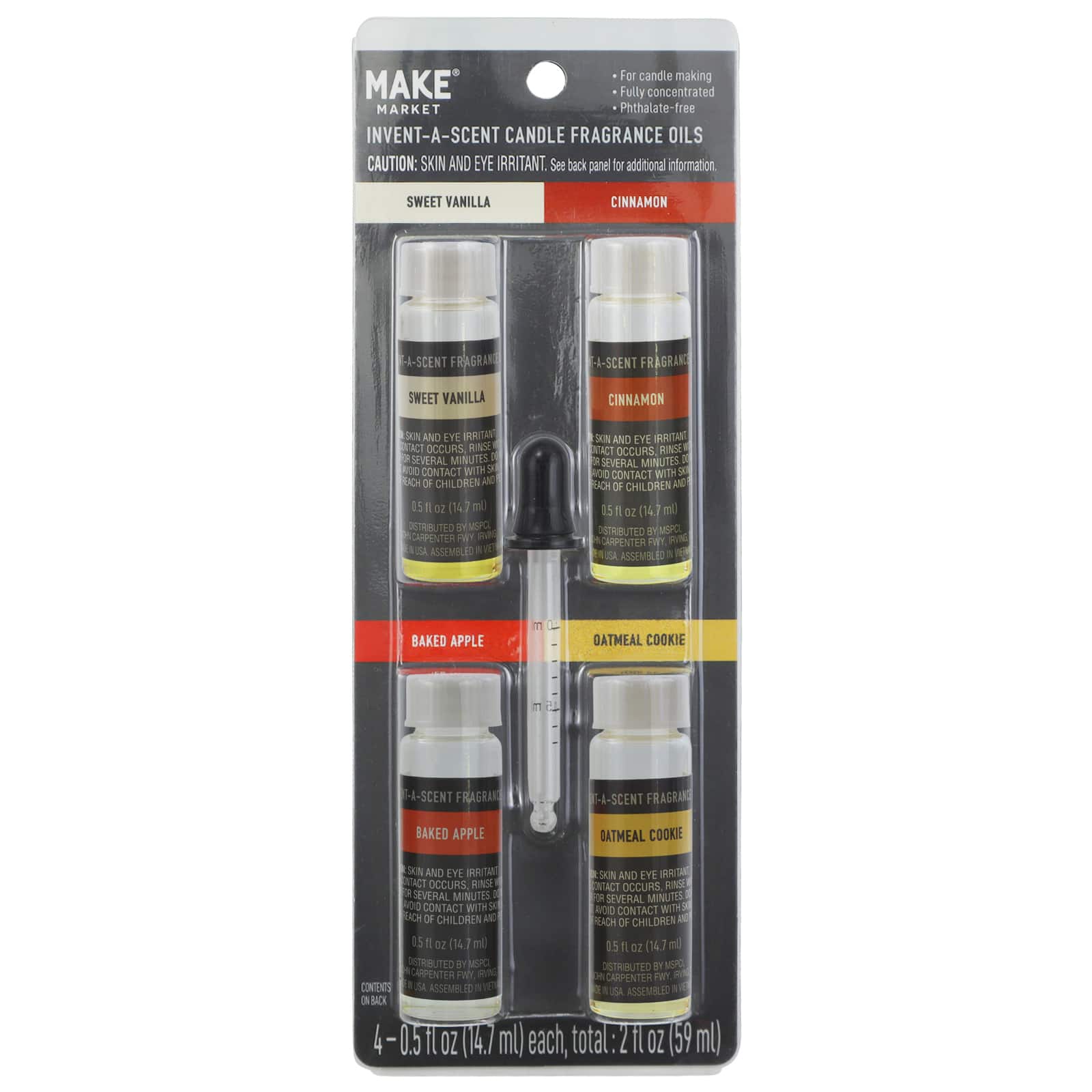 6 Pack: Invent-a-Scent Home Baked Candle Fragrance Oil Set by Make Market®