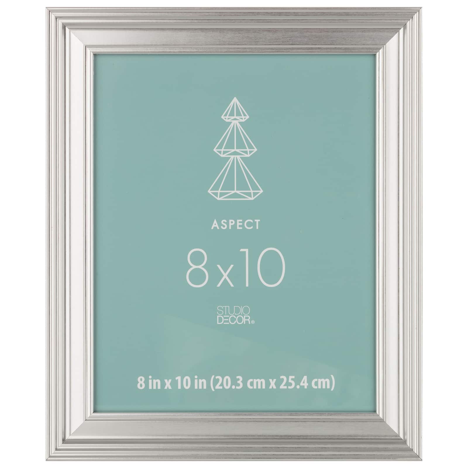 12 Pack: Silver Wide 8&#x22; x 10&#x22; Frame, Aspect by Studio D&#xE9;cor&#xAE;