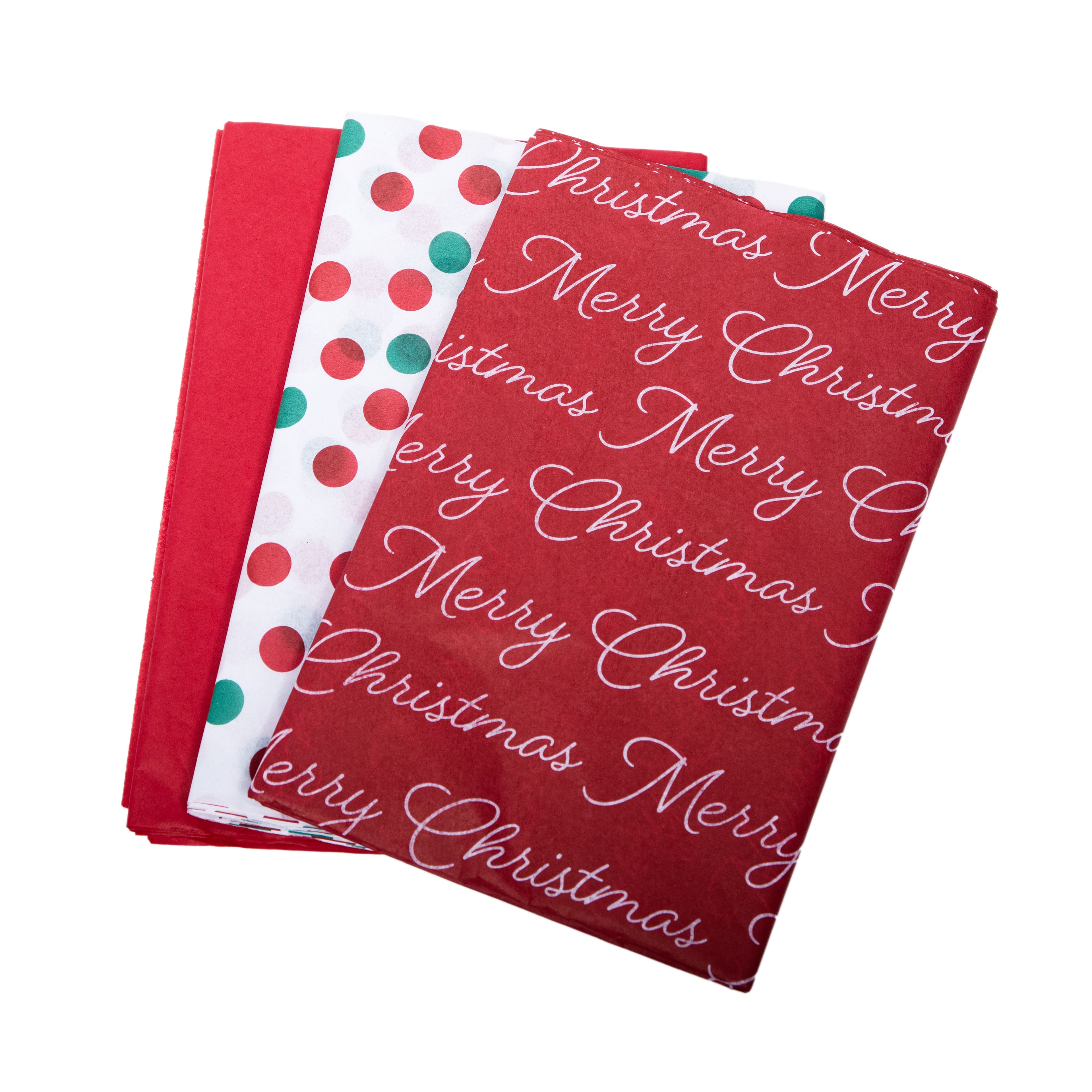 Red Merry Christmas Tissue Paper, 36ct. by Celebrate It&#x2122;