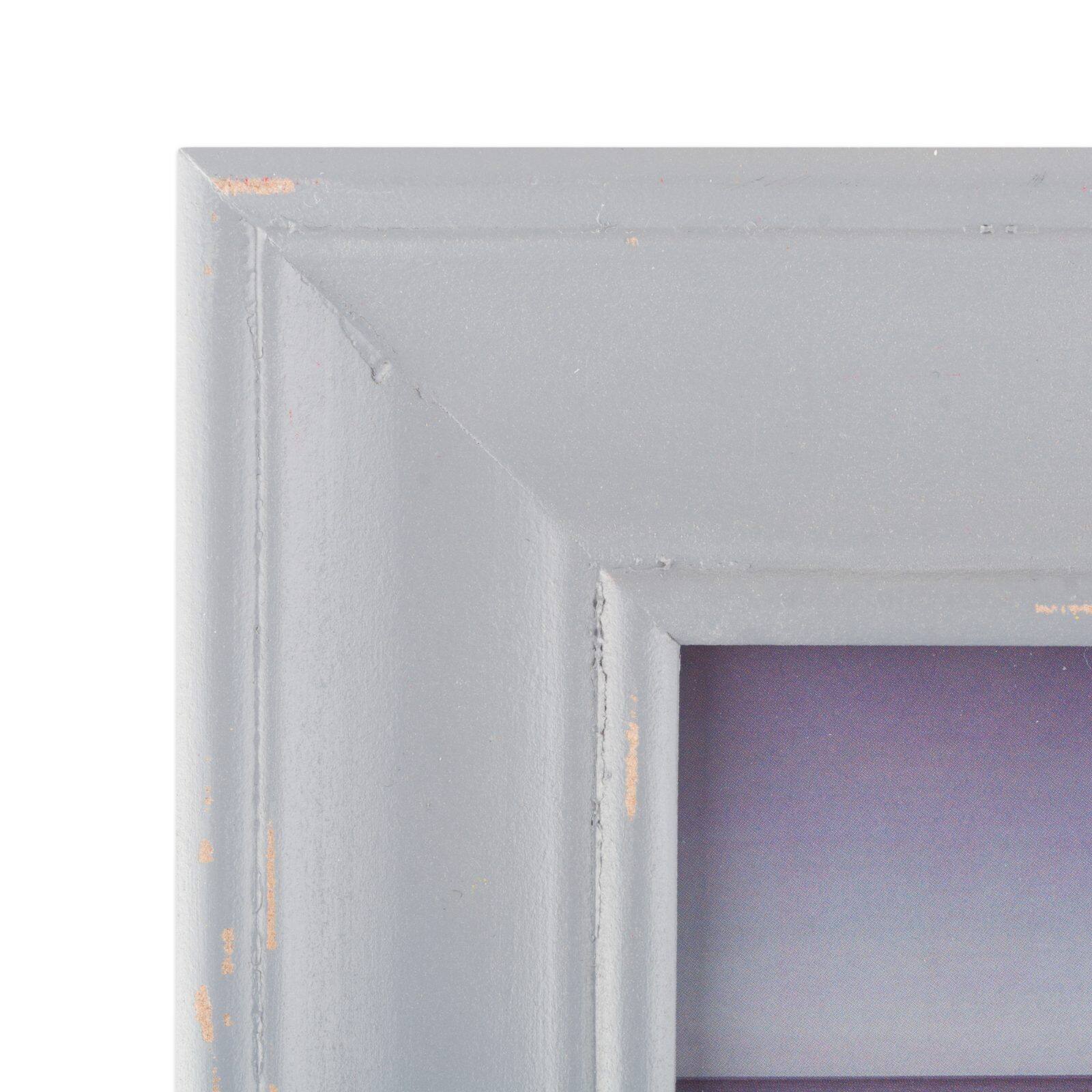 DII® Gray Distressed 4" x 6" Picture Frame