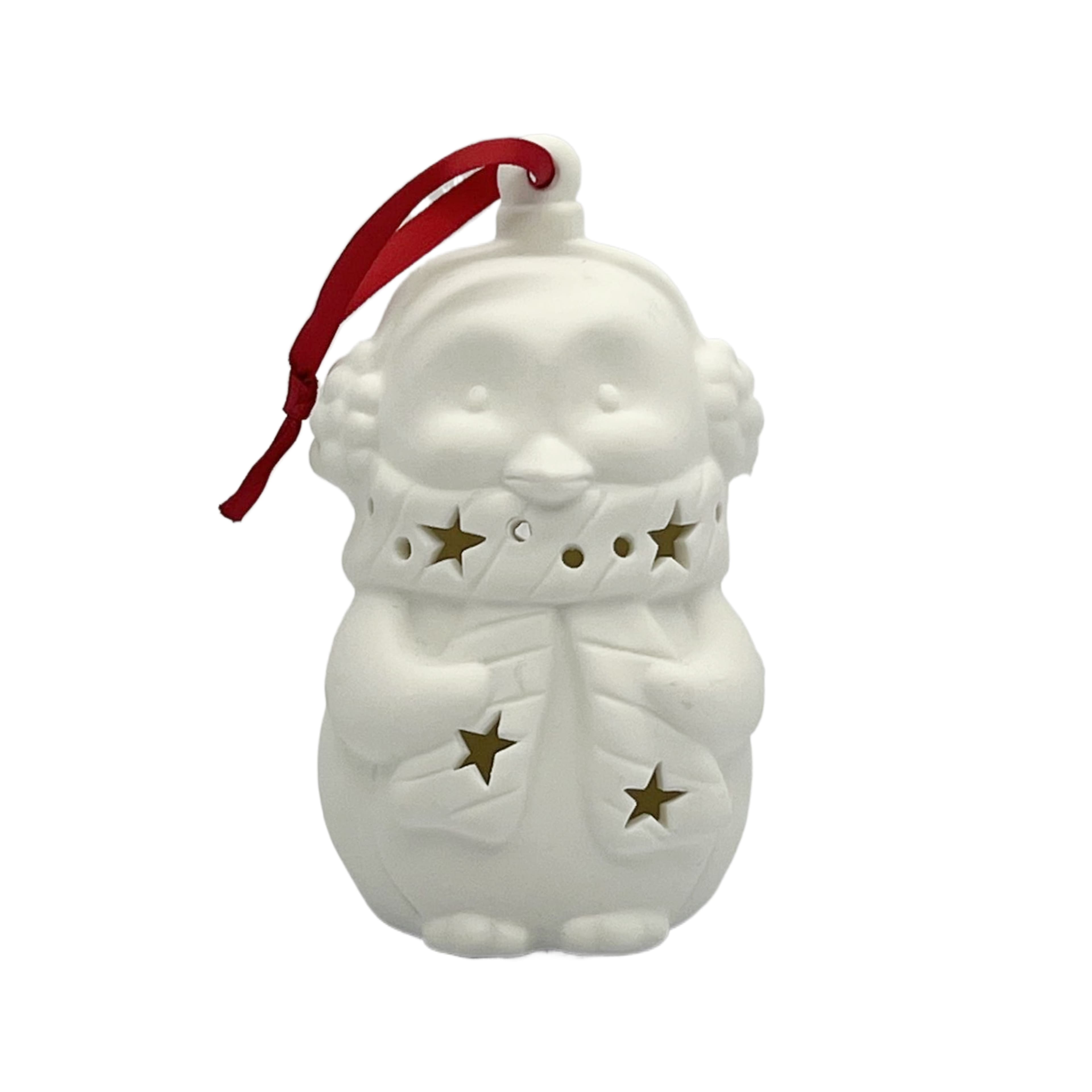 4.5&#x22; LED DIY Ceramic Penguin Ornament by Make Market&#xAE;