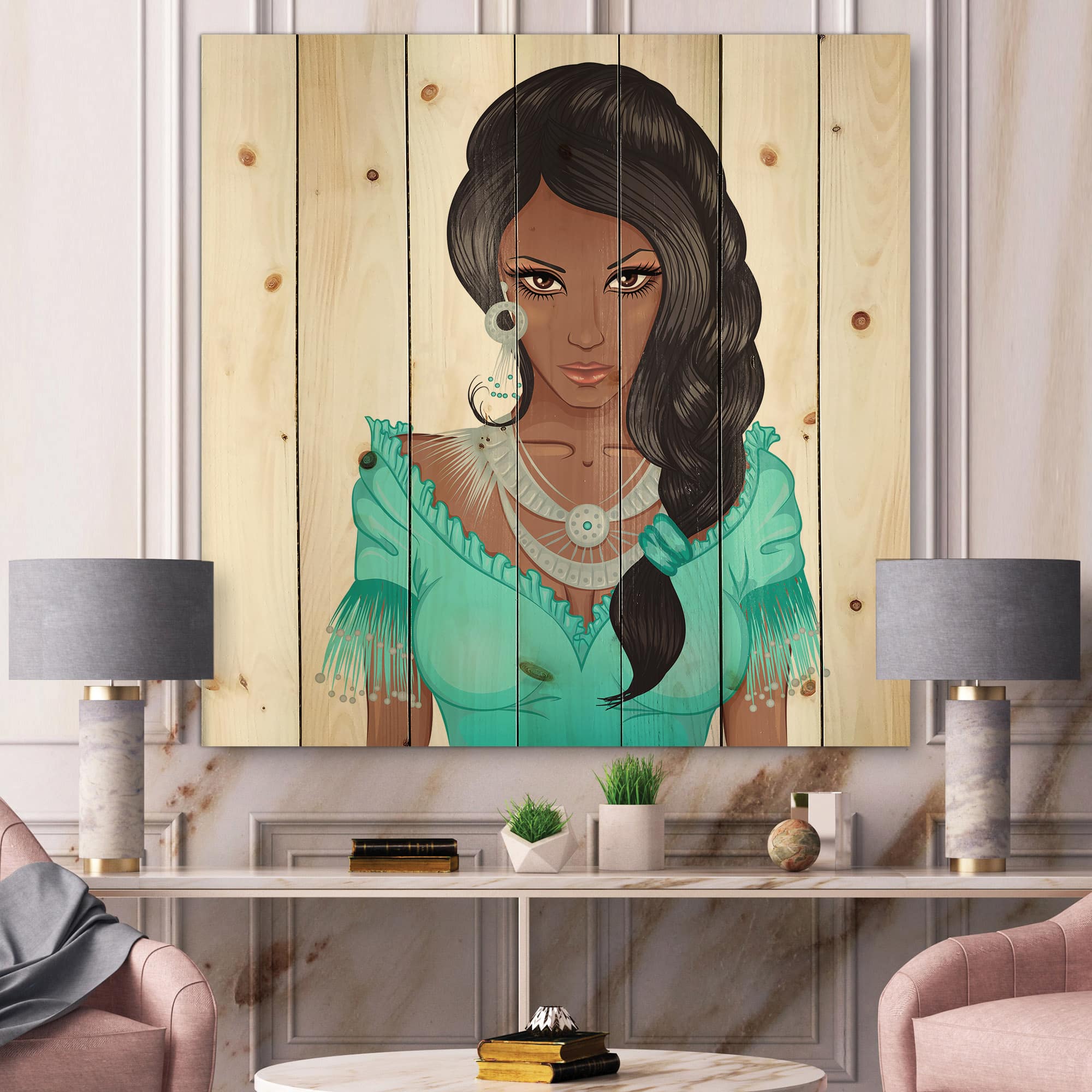 Designart - Portrait Of African American Woman XVI