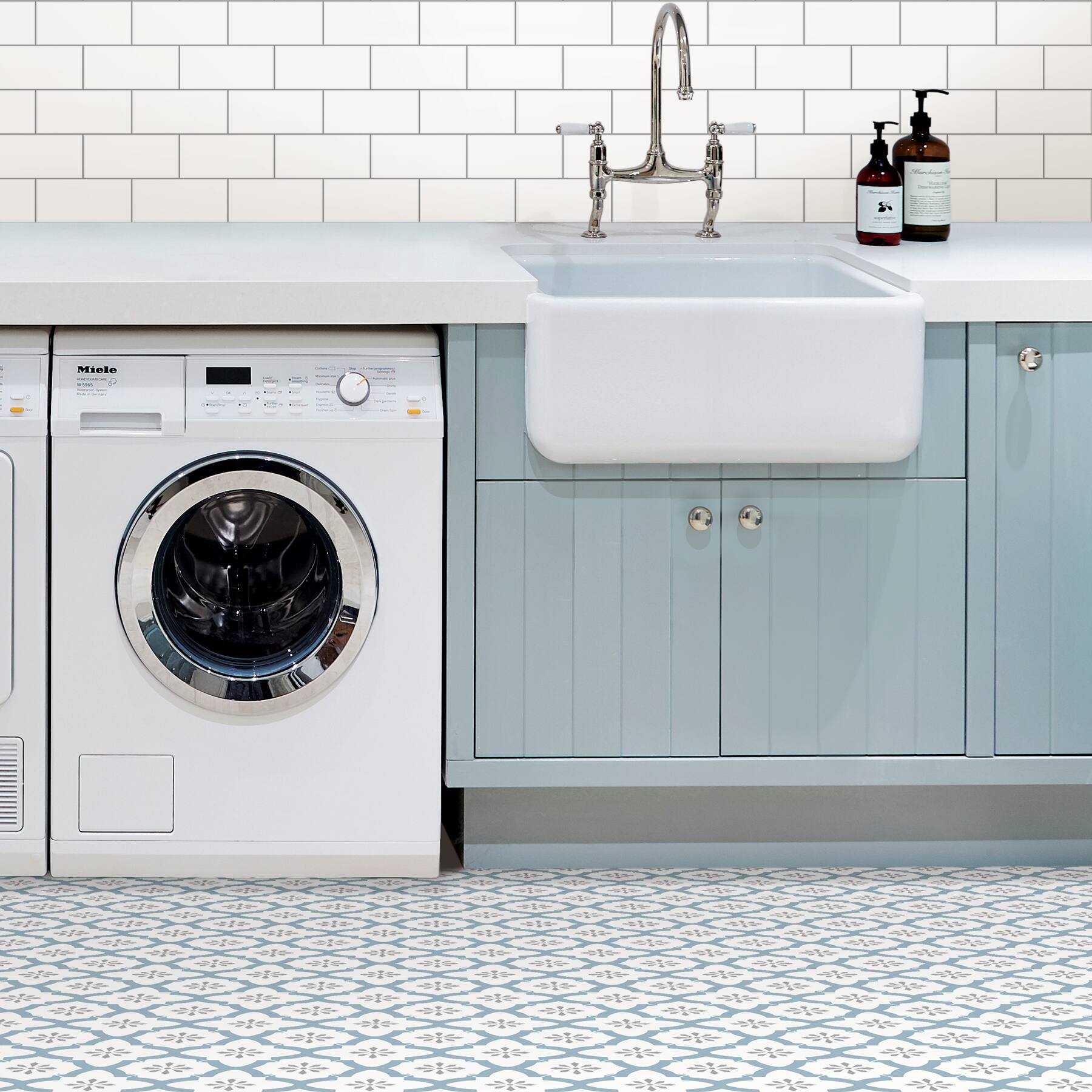 FloorPops Alfama Peel & Stick Floor Tiles