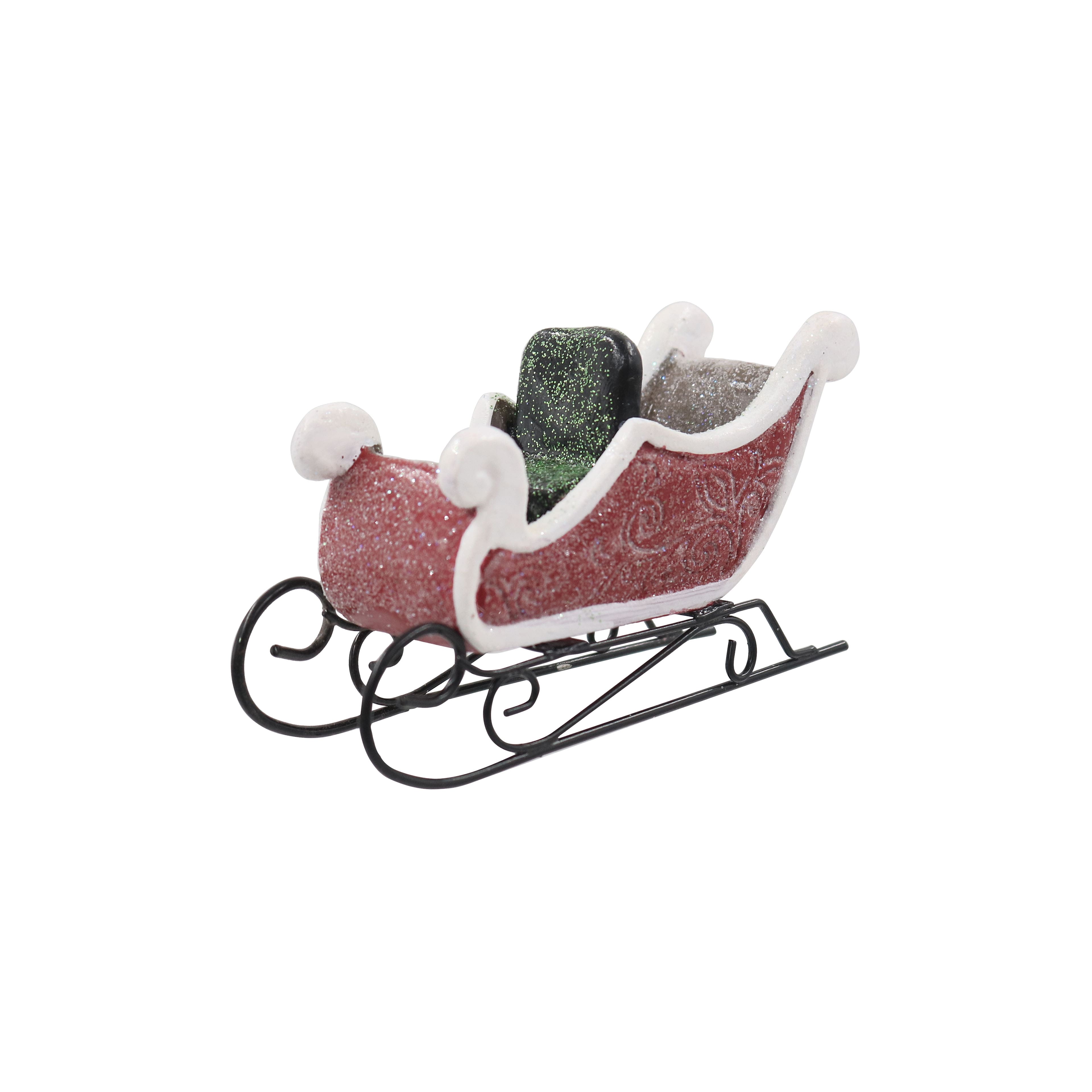 Mini Red Santa&#x27;s Sleigh by Ashland&#xAE;