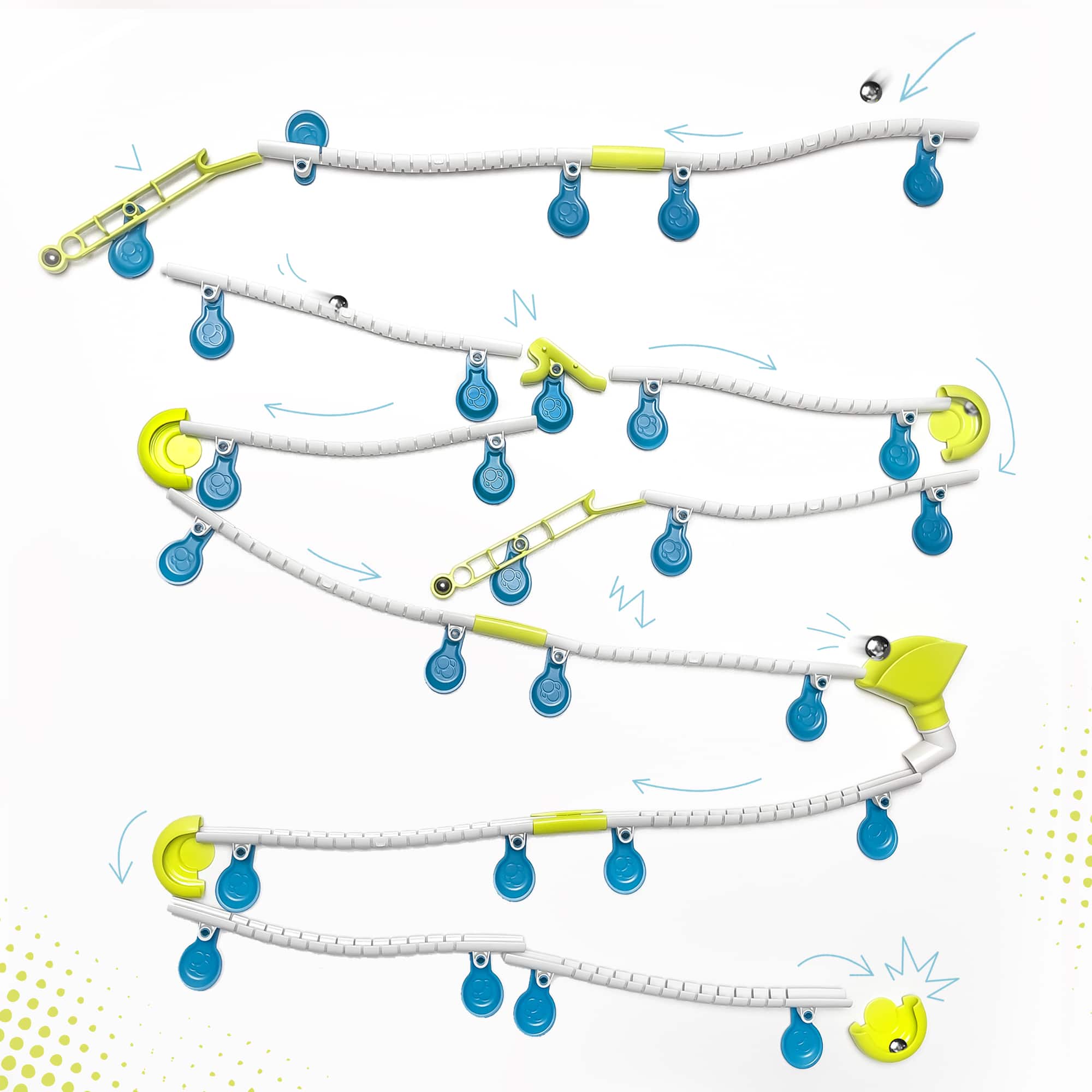 Thames &#x26; Kosmos Gecko Run Deluxe Marble Run Starter Set