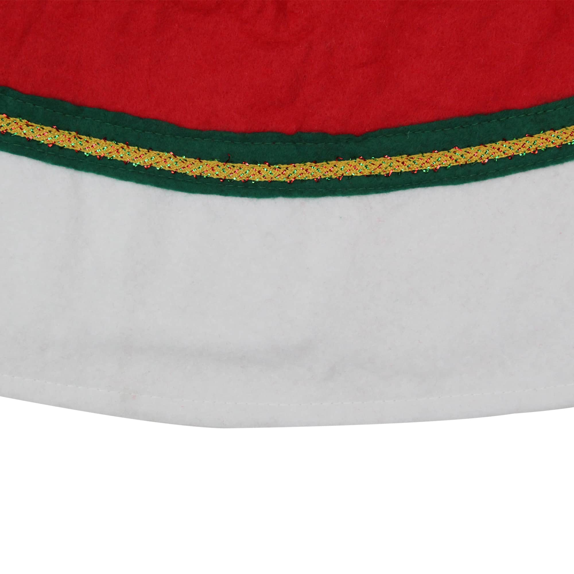 48&#x22; Christmas Traditions Cardinal Red Tree Skirt