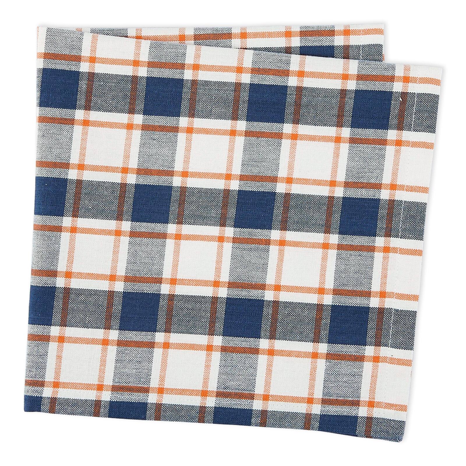 DII® Autumn Farmhouse Plaid Dinner Napkins, 6ct.
