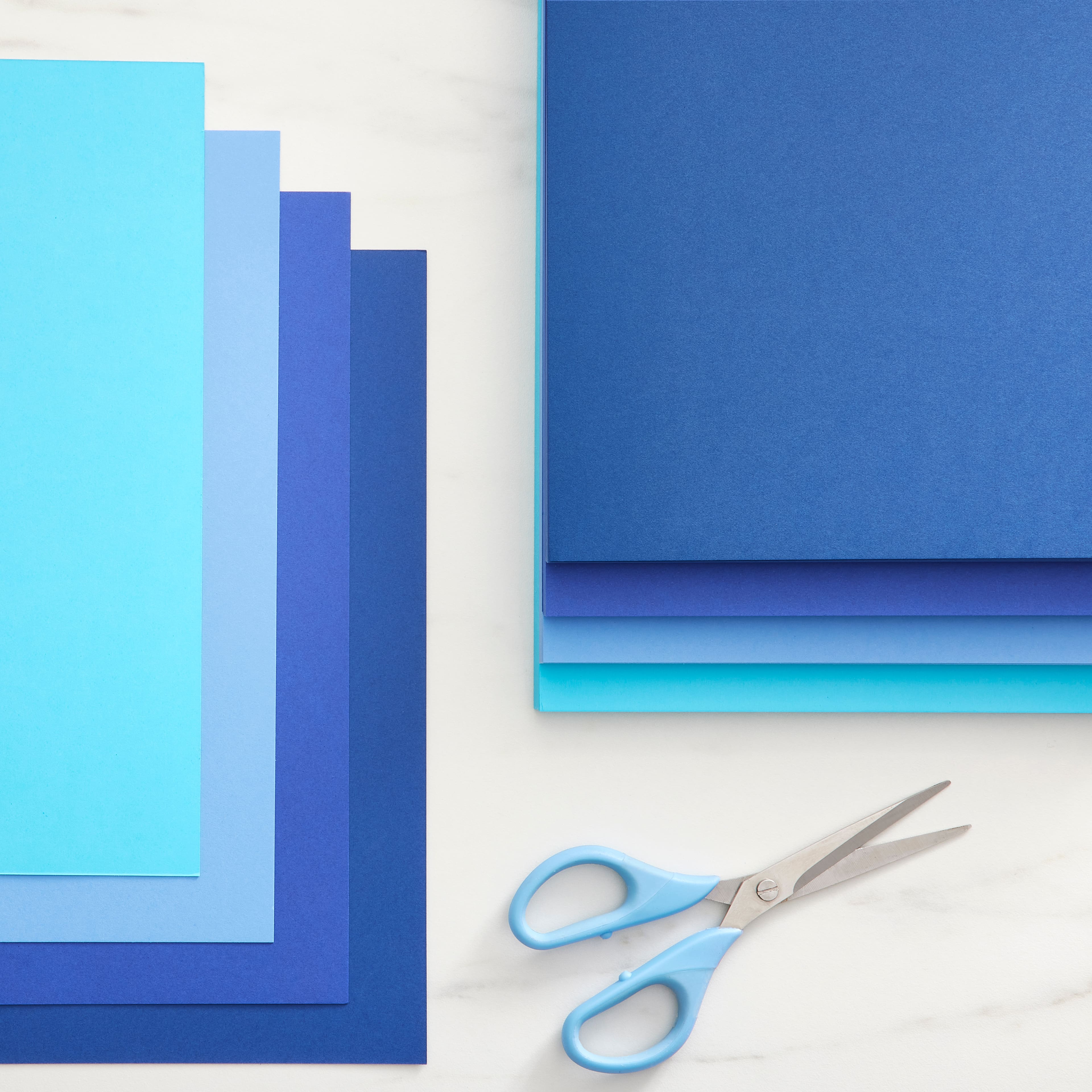Blue Ombre 8.5 x 11 Cardstock Paper by Recollections®, 50 Sheets