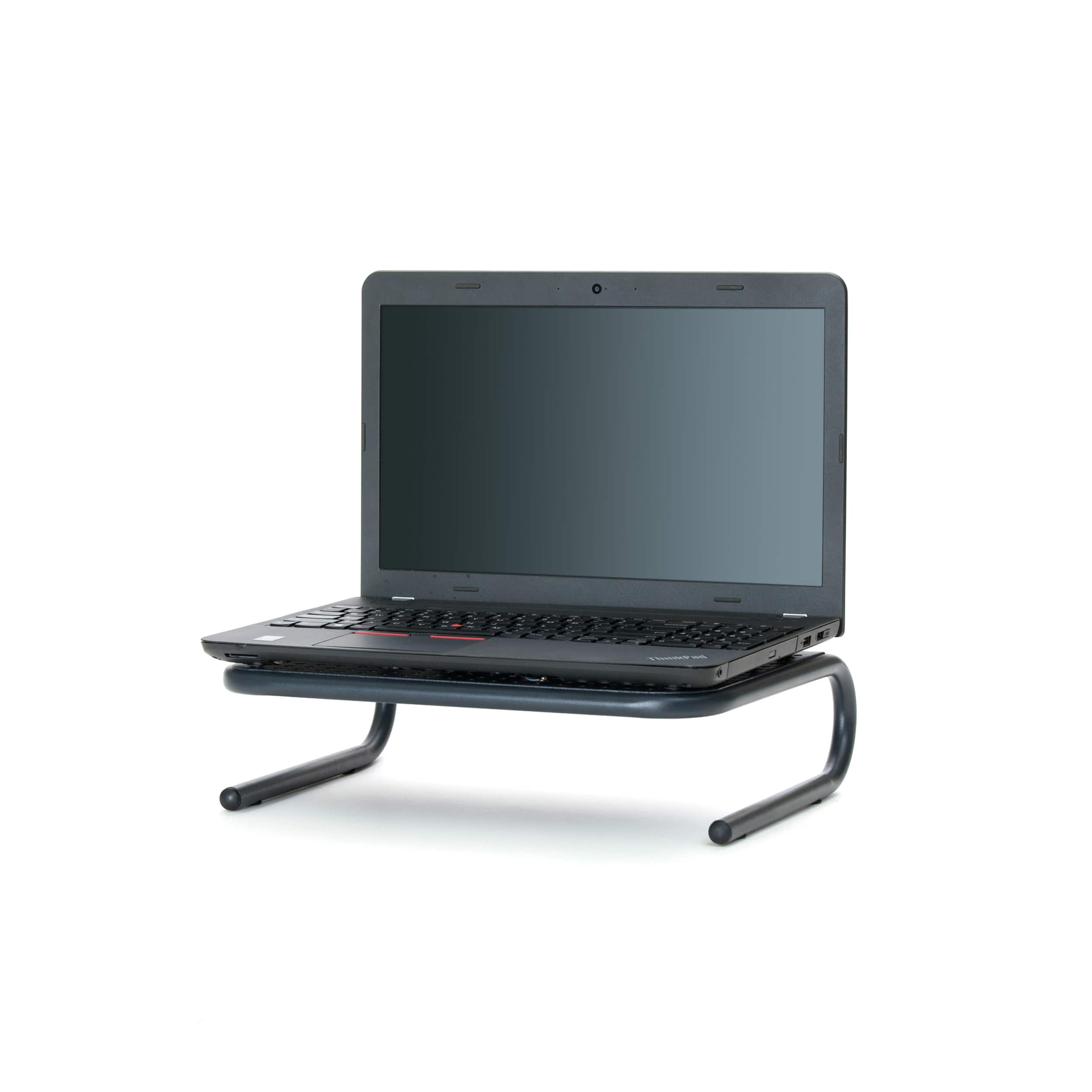 Mind Reader Black Metal Monitor Stand