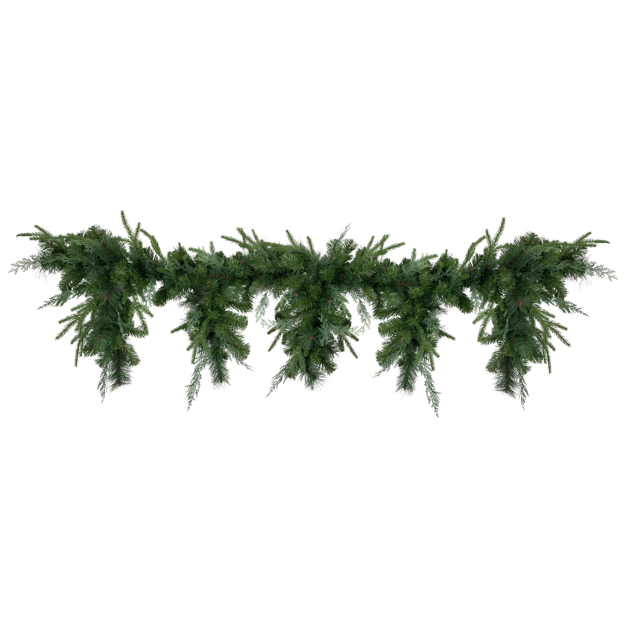 6ft. Christmas Artificial Mixed Pine Icicle Garland