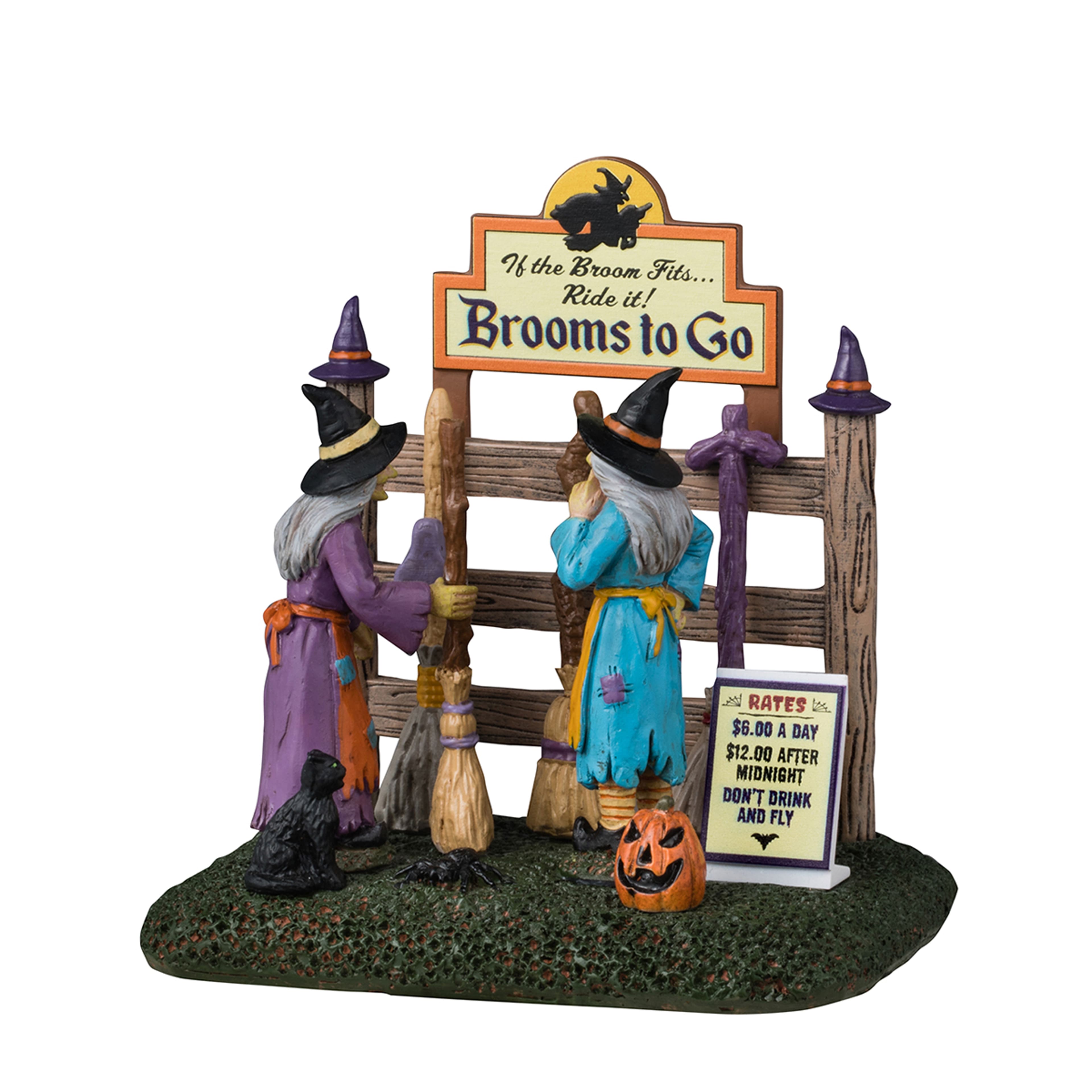 Lemax Spooky Town Brooms to Go