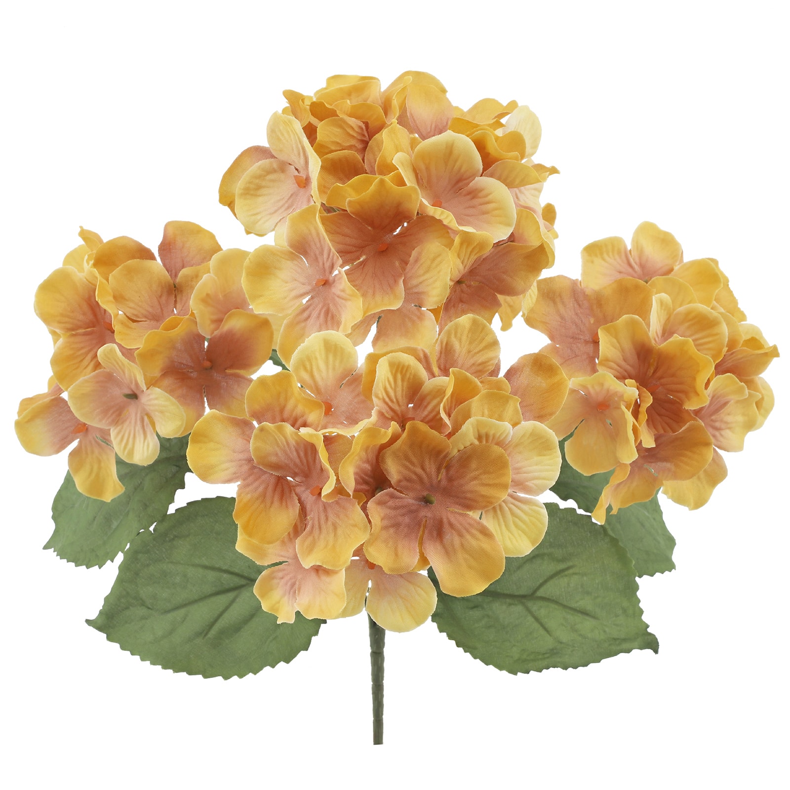 12&#x22; Mustard Brown Hydrangea Bush by Ashland&#xAE;