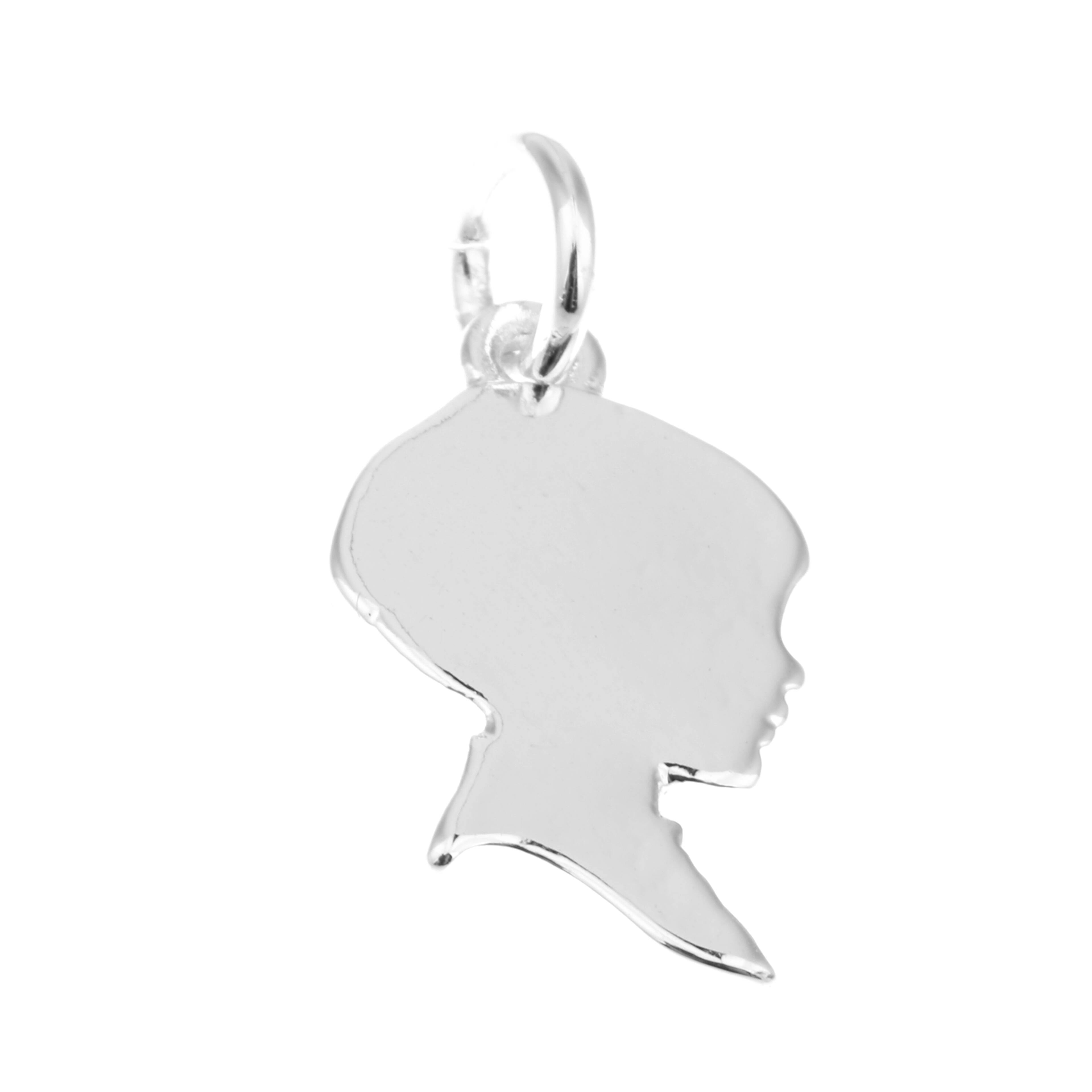 Silver Plated Boy Charm by Bead Landing&#x2122;