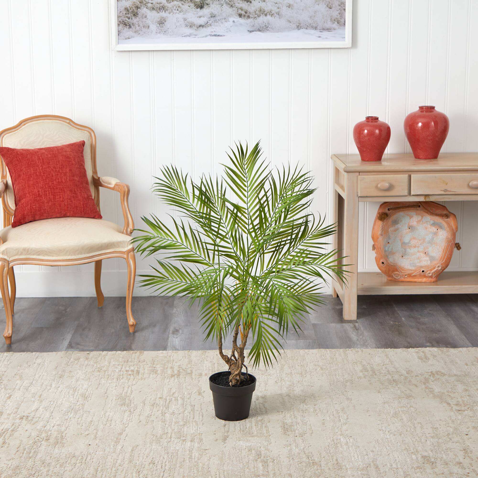 3ft. Potted Areca Artificial Palm Tree