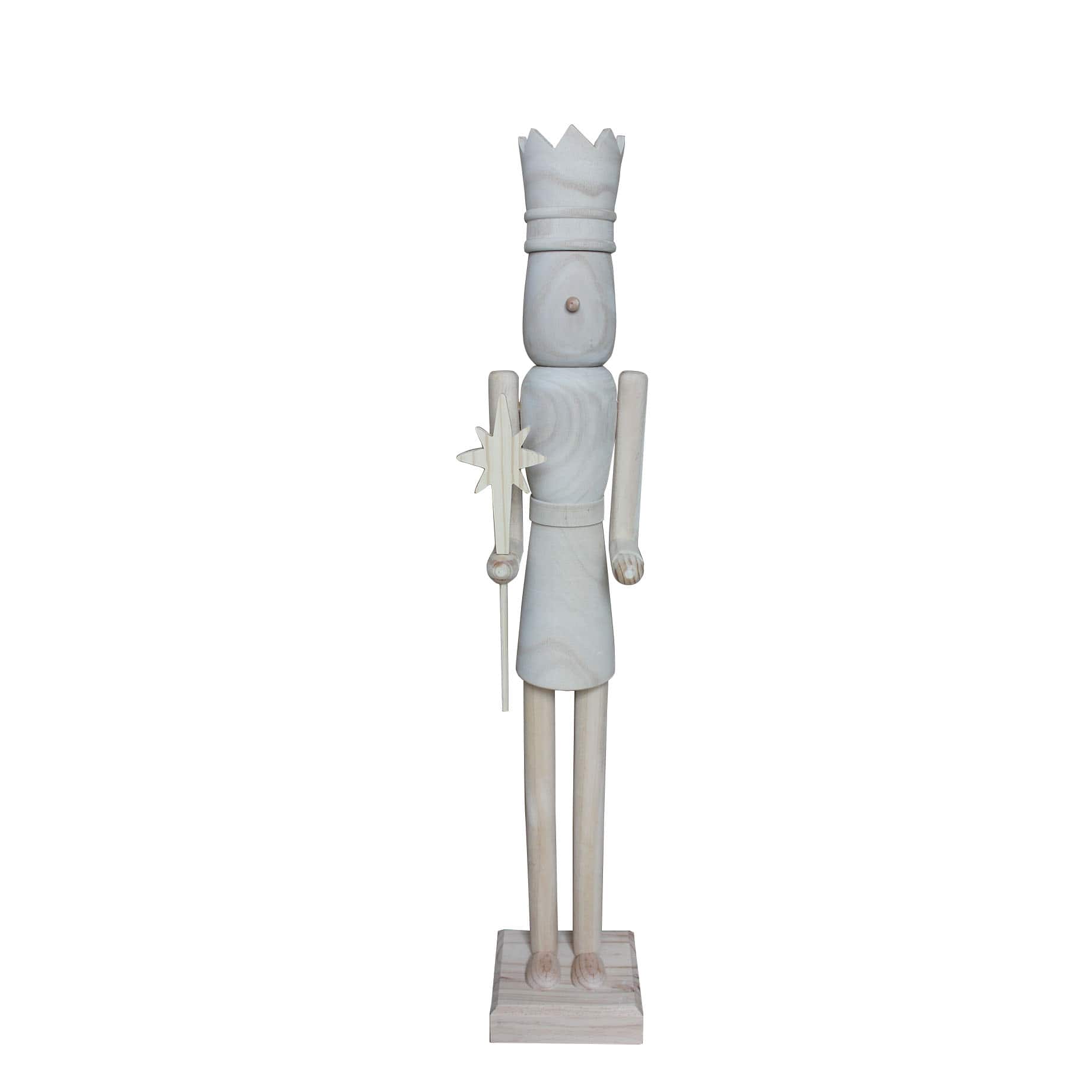 3.6ft. Queen DIY Wood Nutcracker by Make Market&#xAE;