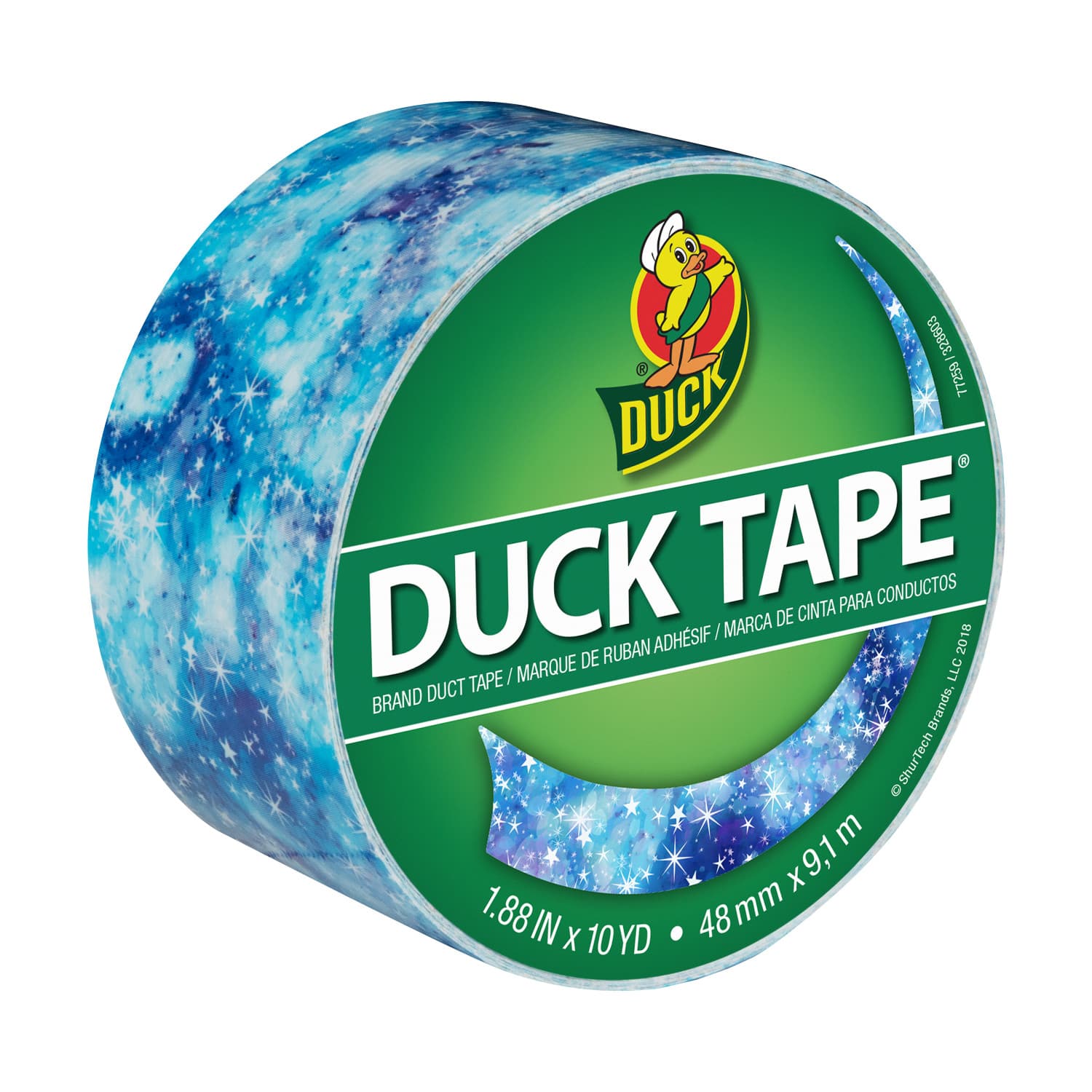 Duck Tape&#xAE; Brand Starry Galaxy Print Duct Tape