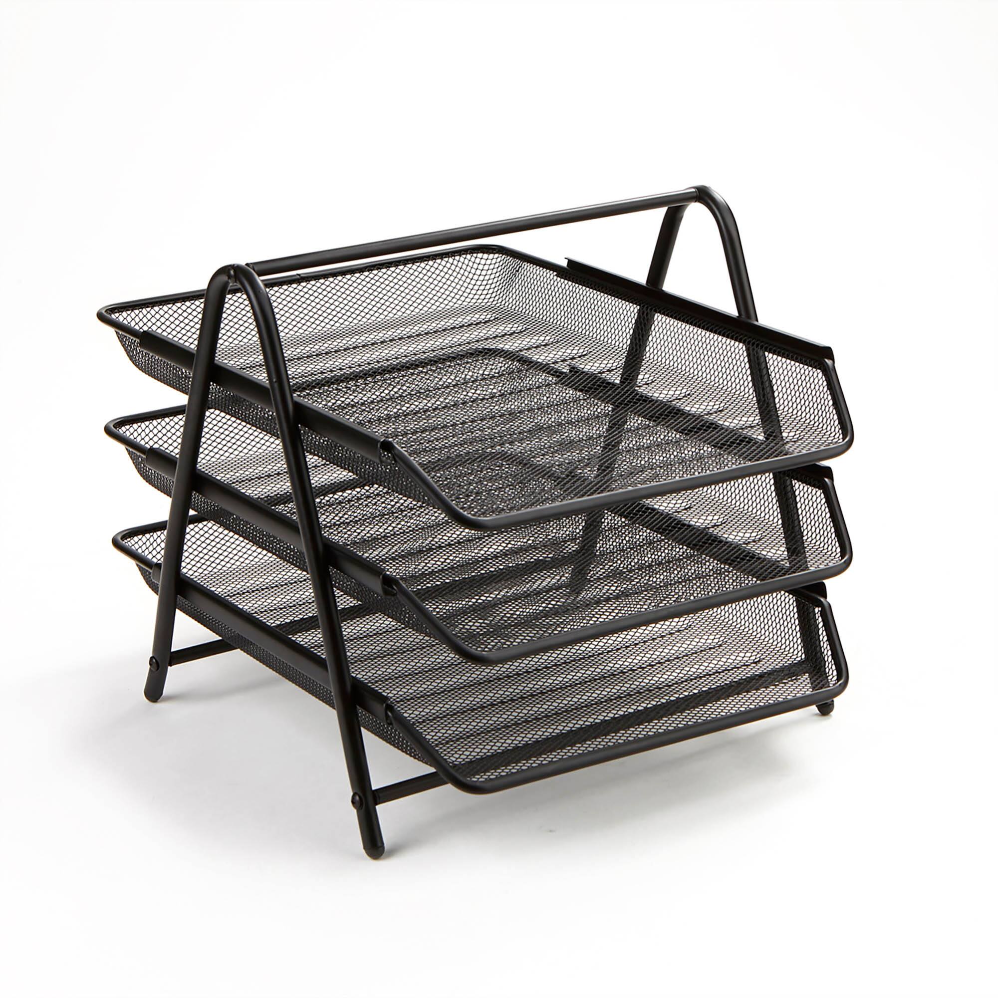 Mind Reader Desk Organizer with 4 Sliding Trays