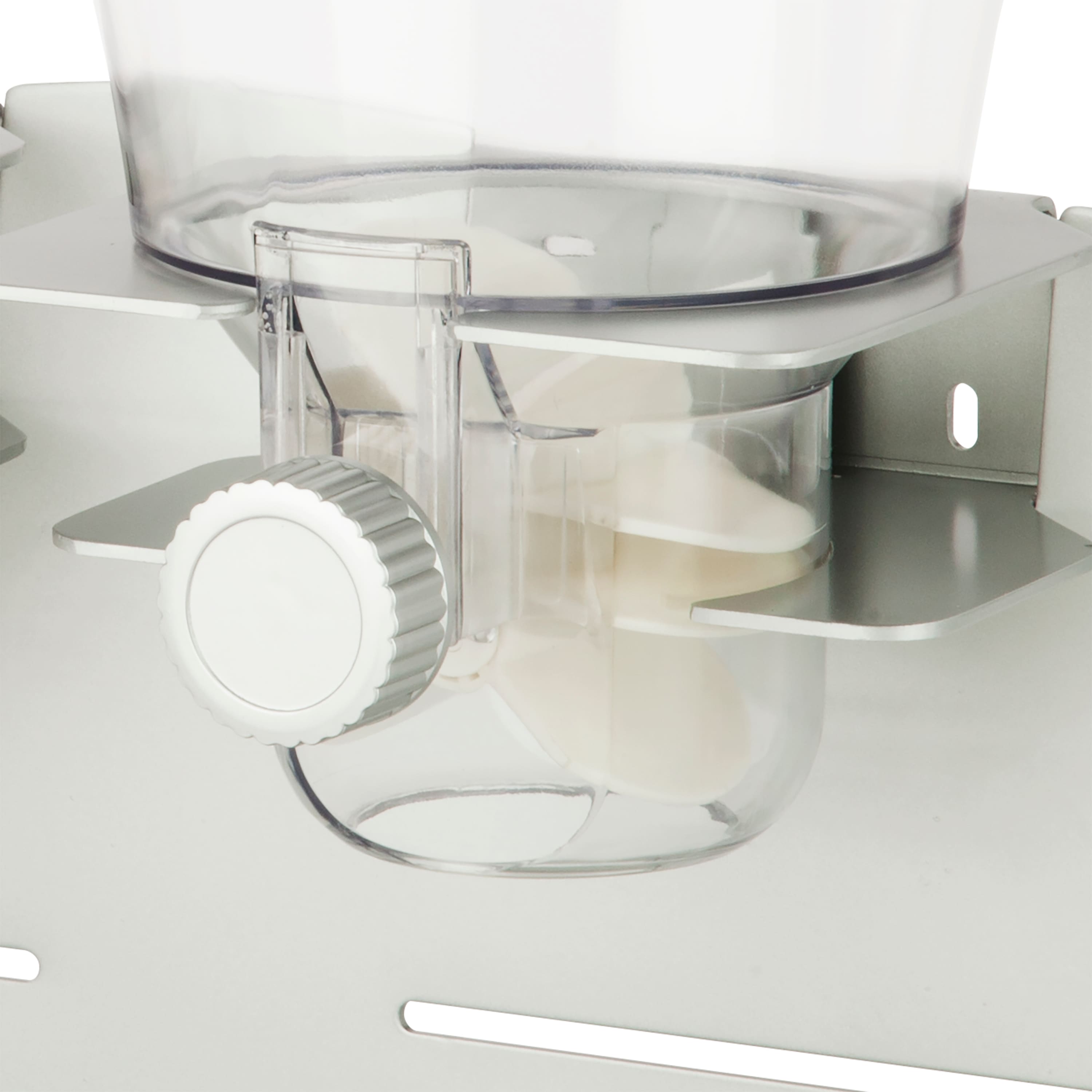 Honey Can Do Metallic &#x26; Chrome Double Commercial Cereal Dispenser