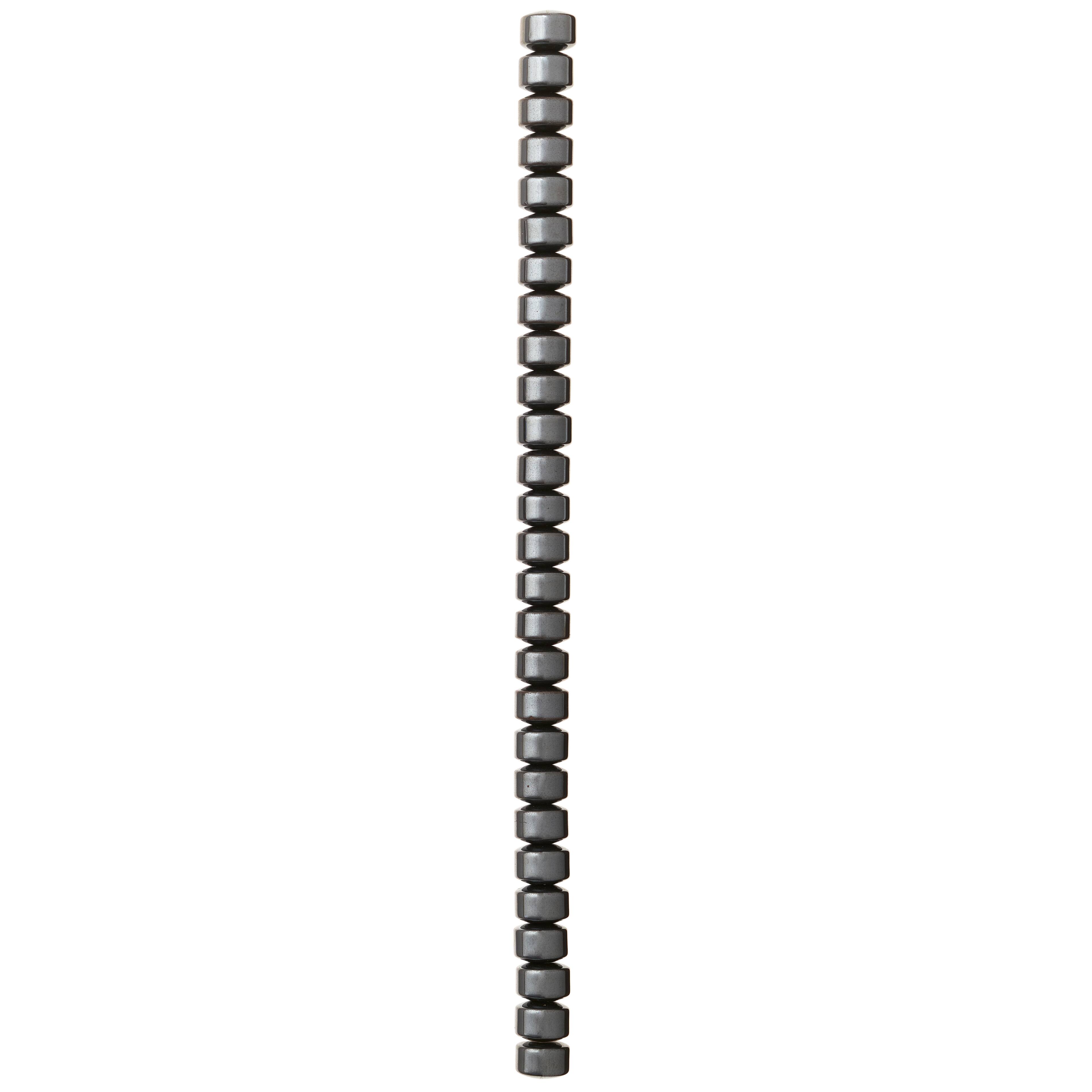 Hematite Rondelle Beads, 8mm by Bead Landing&#x2122;