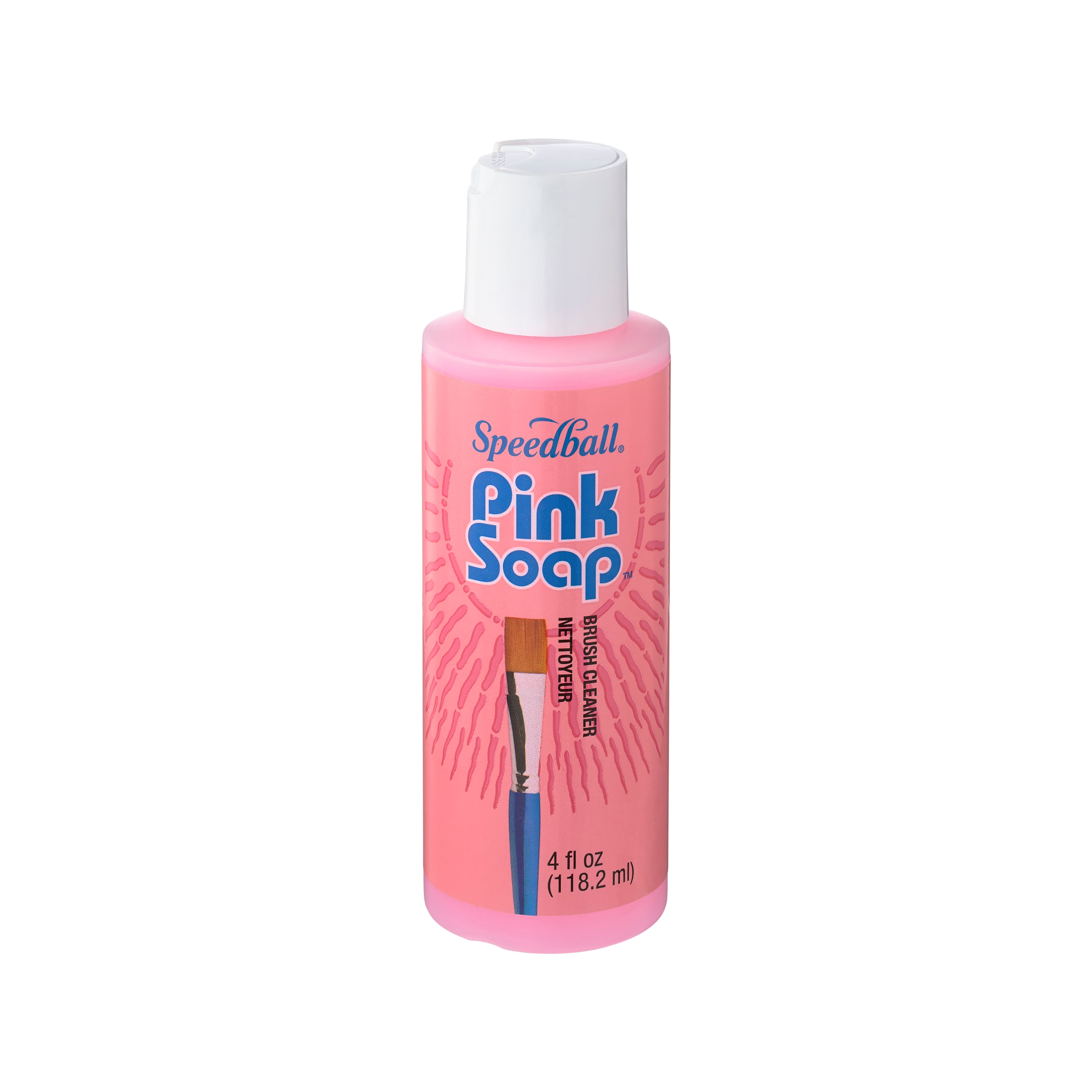 Produit nettoyant pour pinceau Pink Soap Mona Lisa de Speedball