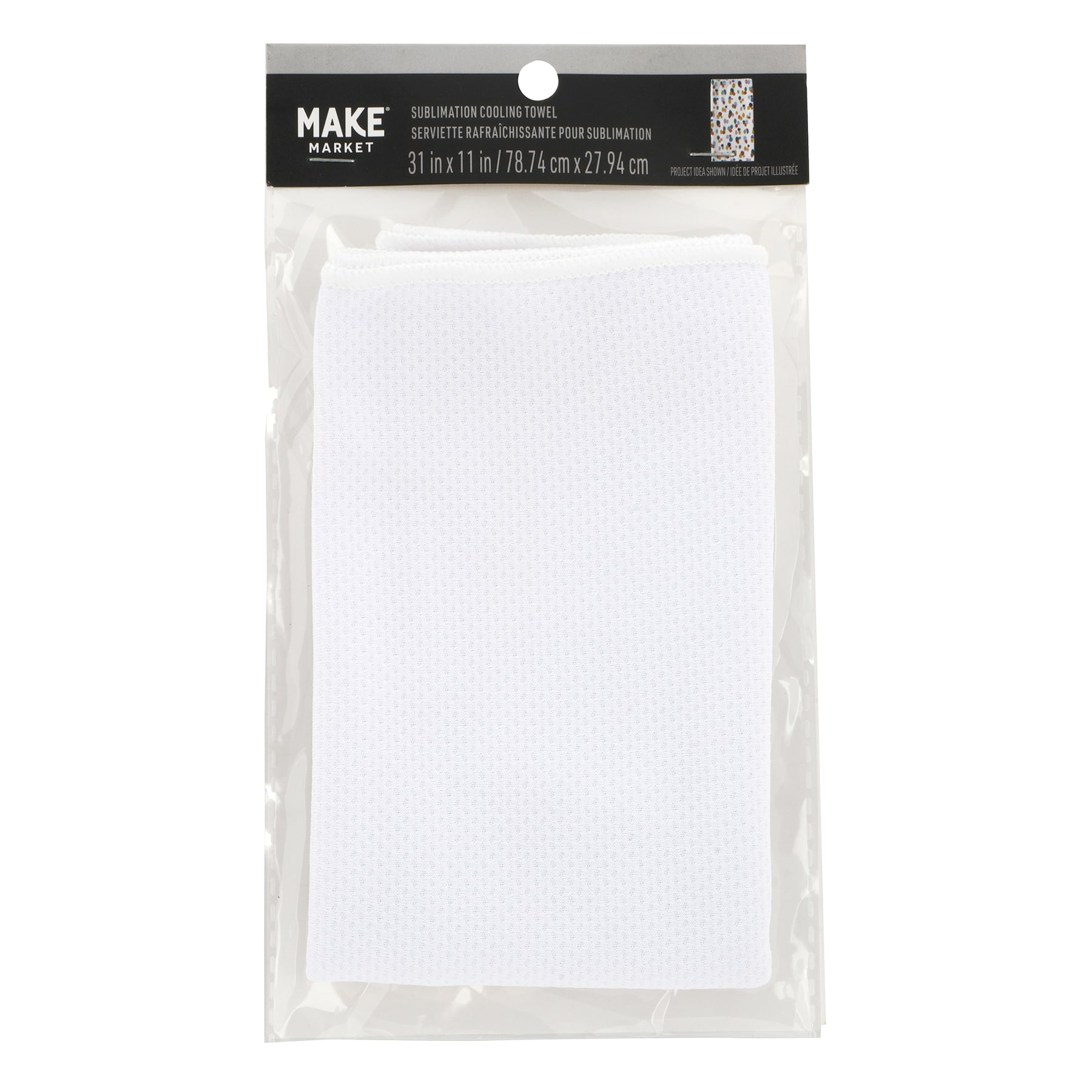 31&#x22; x 11&#x22; Sublimation Cooling Towel by Make Market&#xAE;