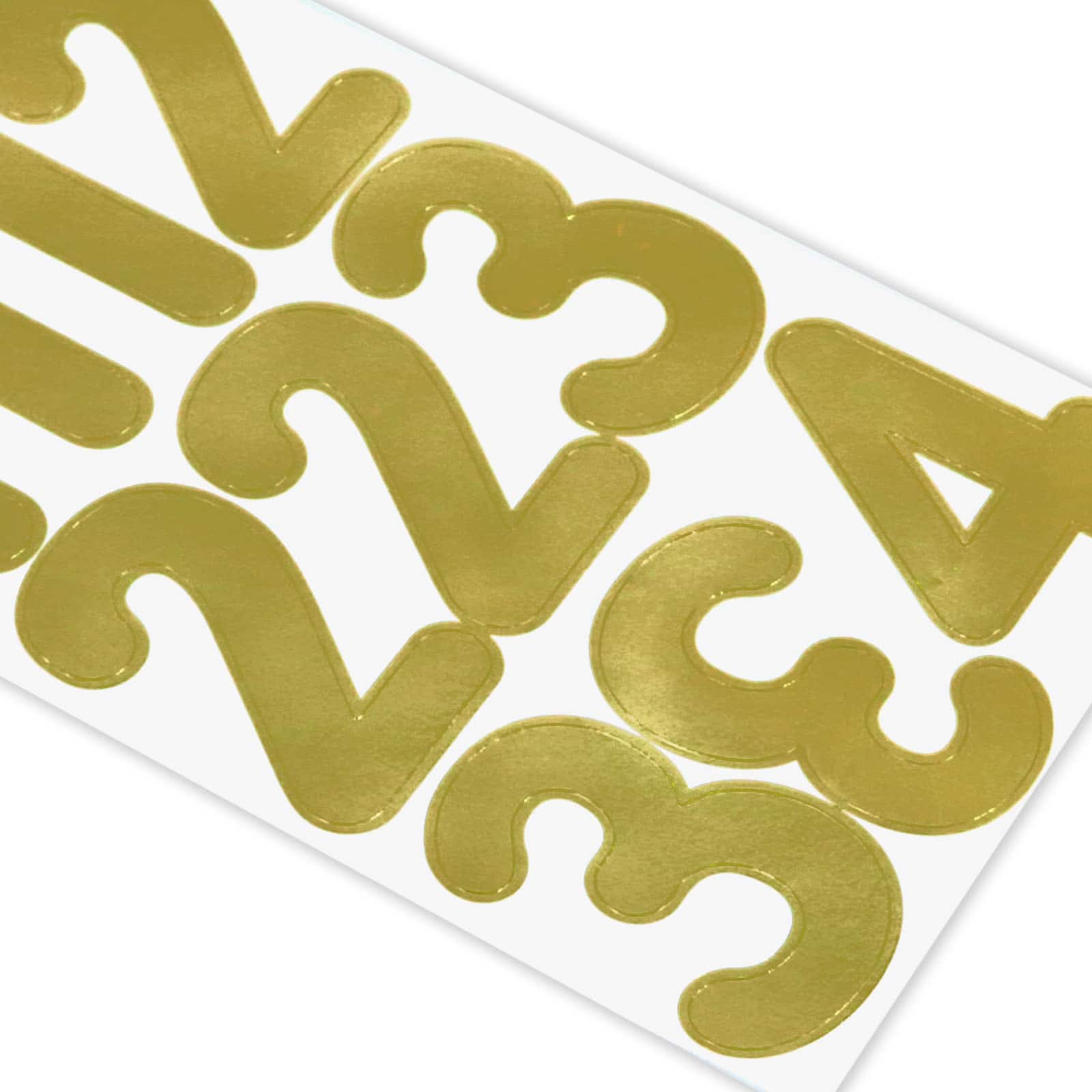 Recollections 109-Piece Foil Number Stickers - Gold - Each