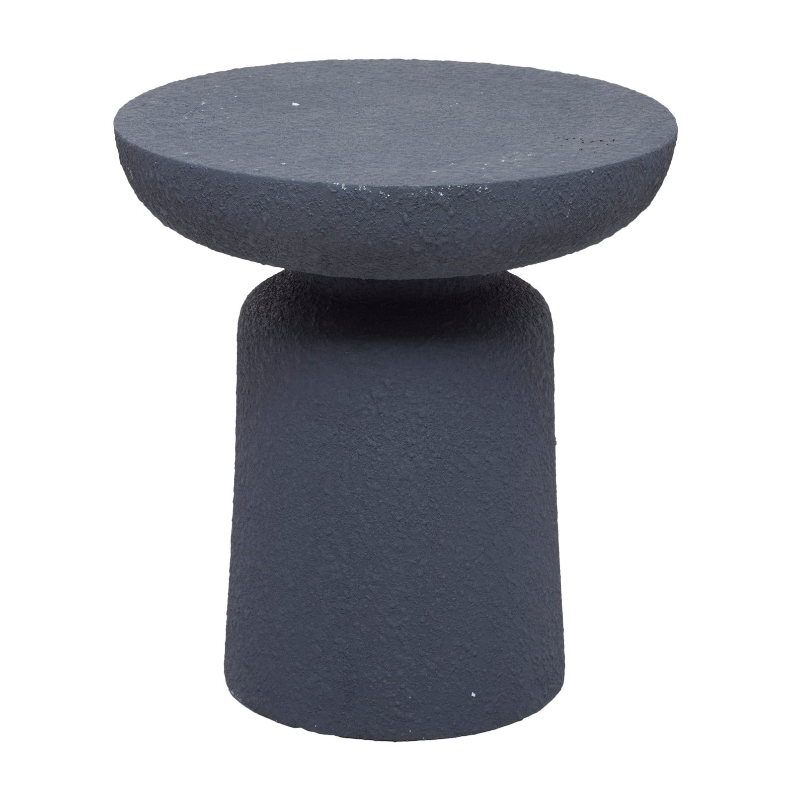 Blue Contemporary Garden Stool, 17" x 17" x 18"