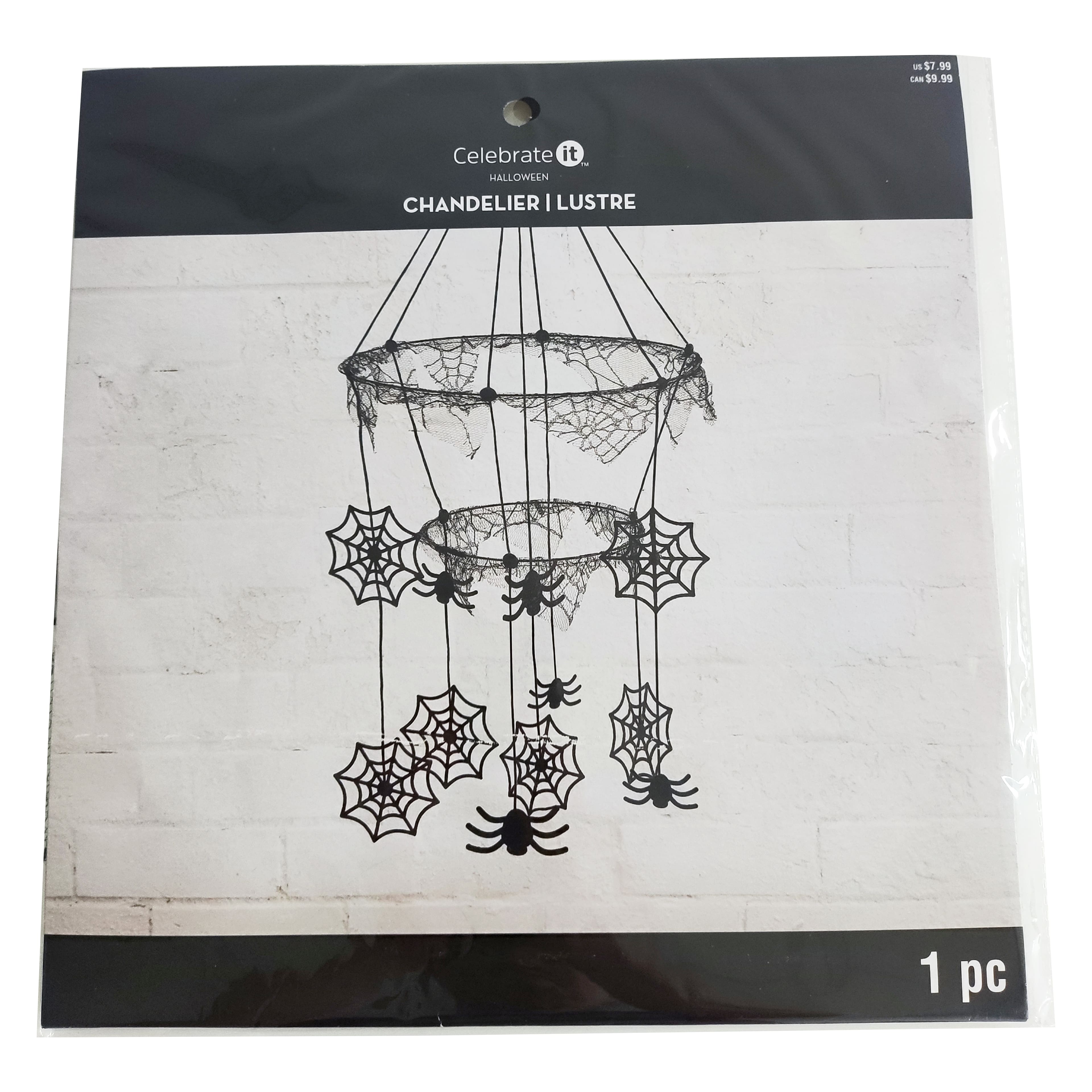 13&#x22; Black Bat Halloween Chandelier by Celebrate It&#x2122;