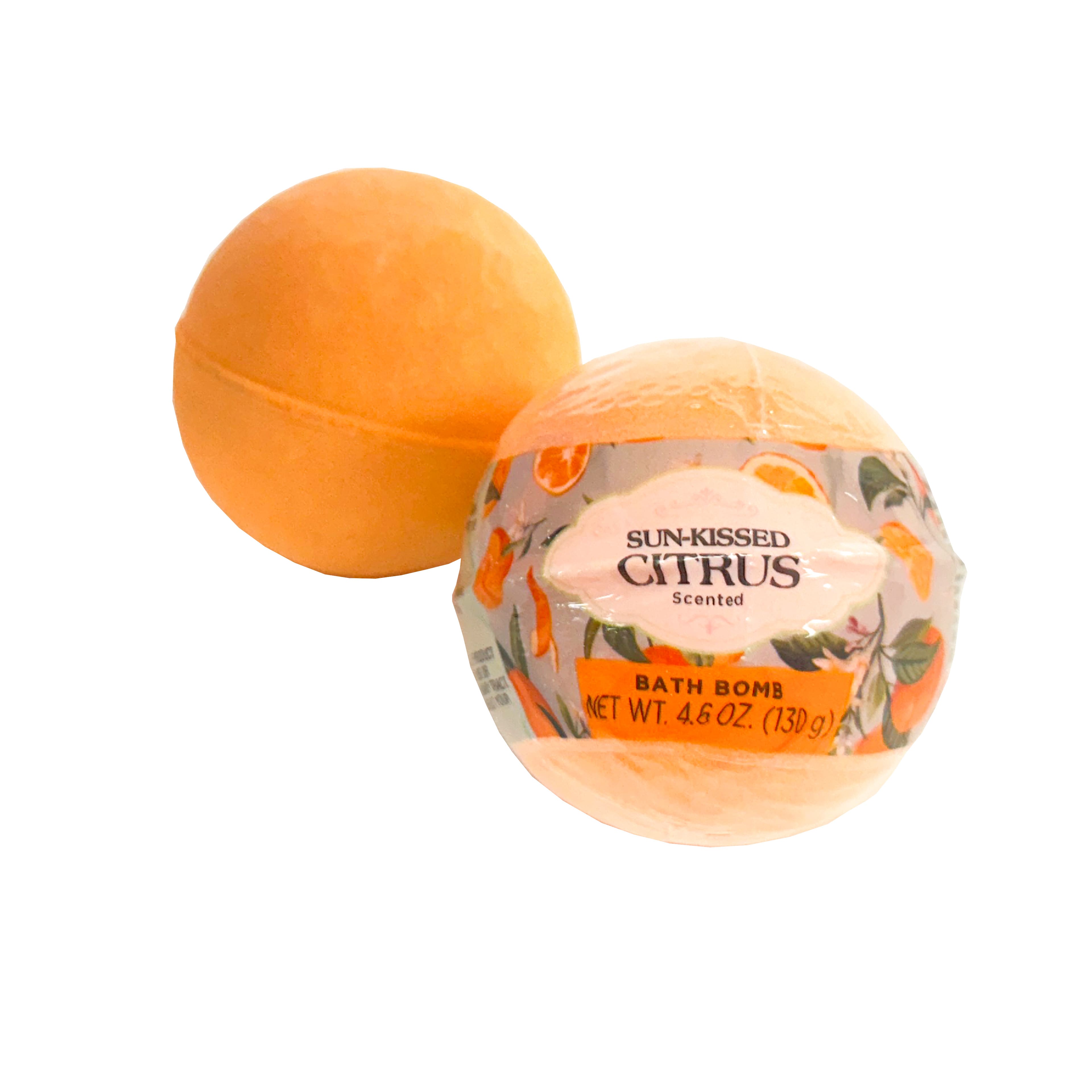 Sun-Kissed Citrus Scented Bath Bomb
