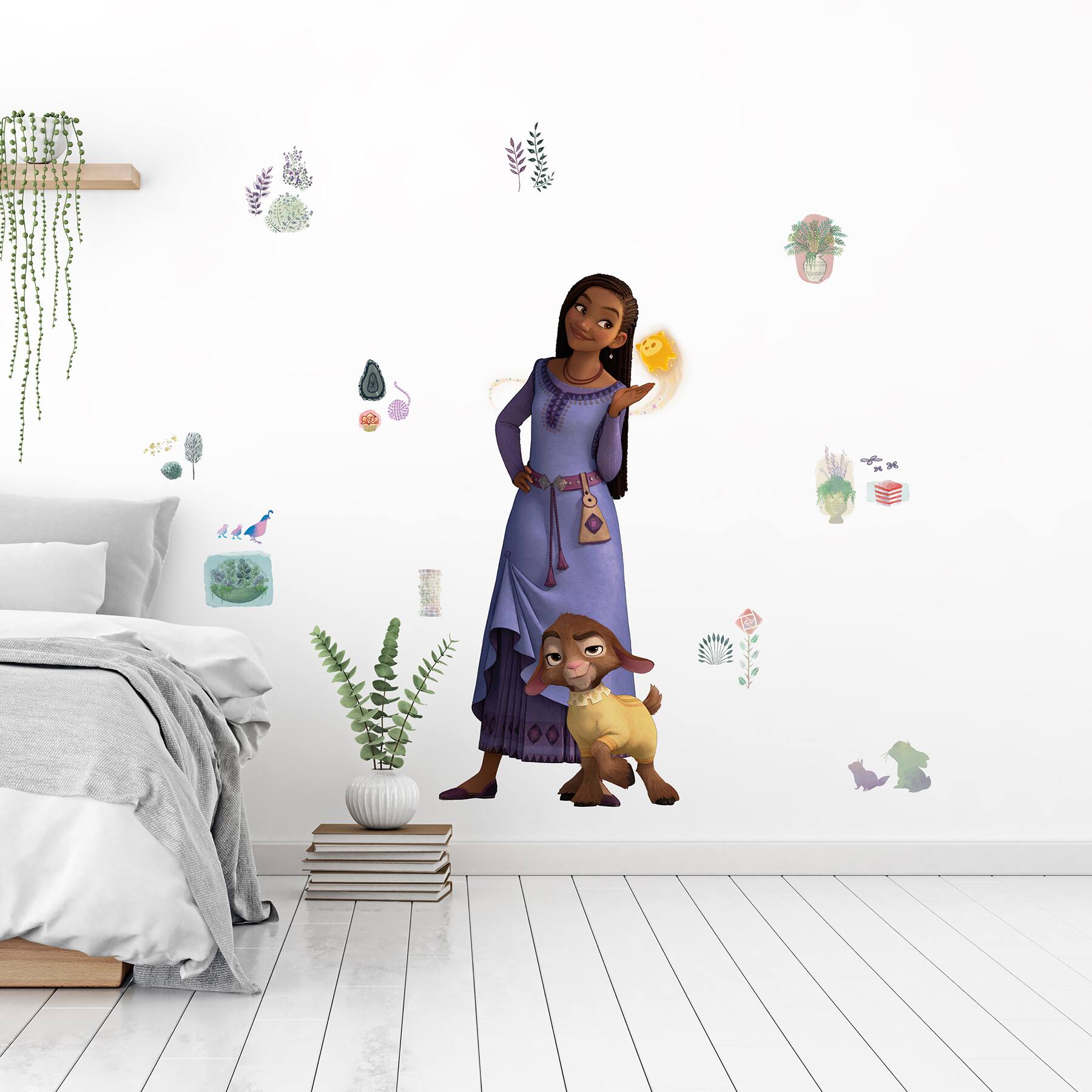 RoomMates Disney® Wish Asha & Valentino Giant Wall Decal Set