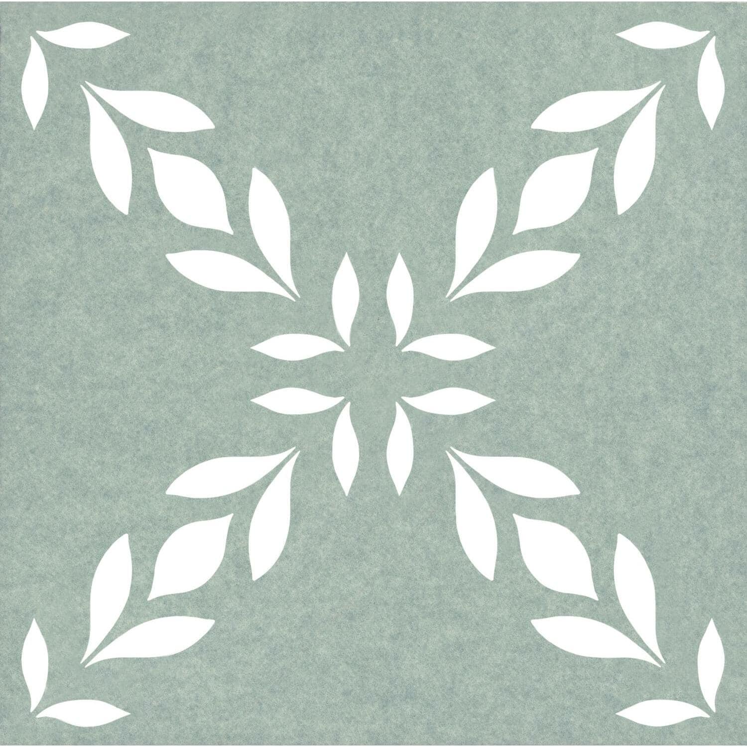 RoomMates Sky Blue Botanical Trellis Acoustical Peel & Stick Tiles