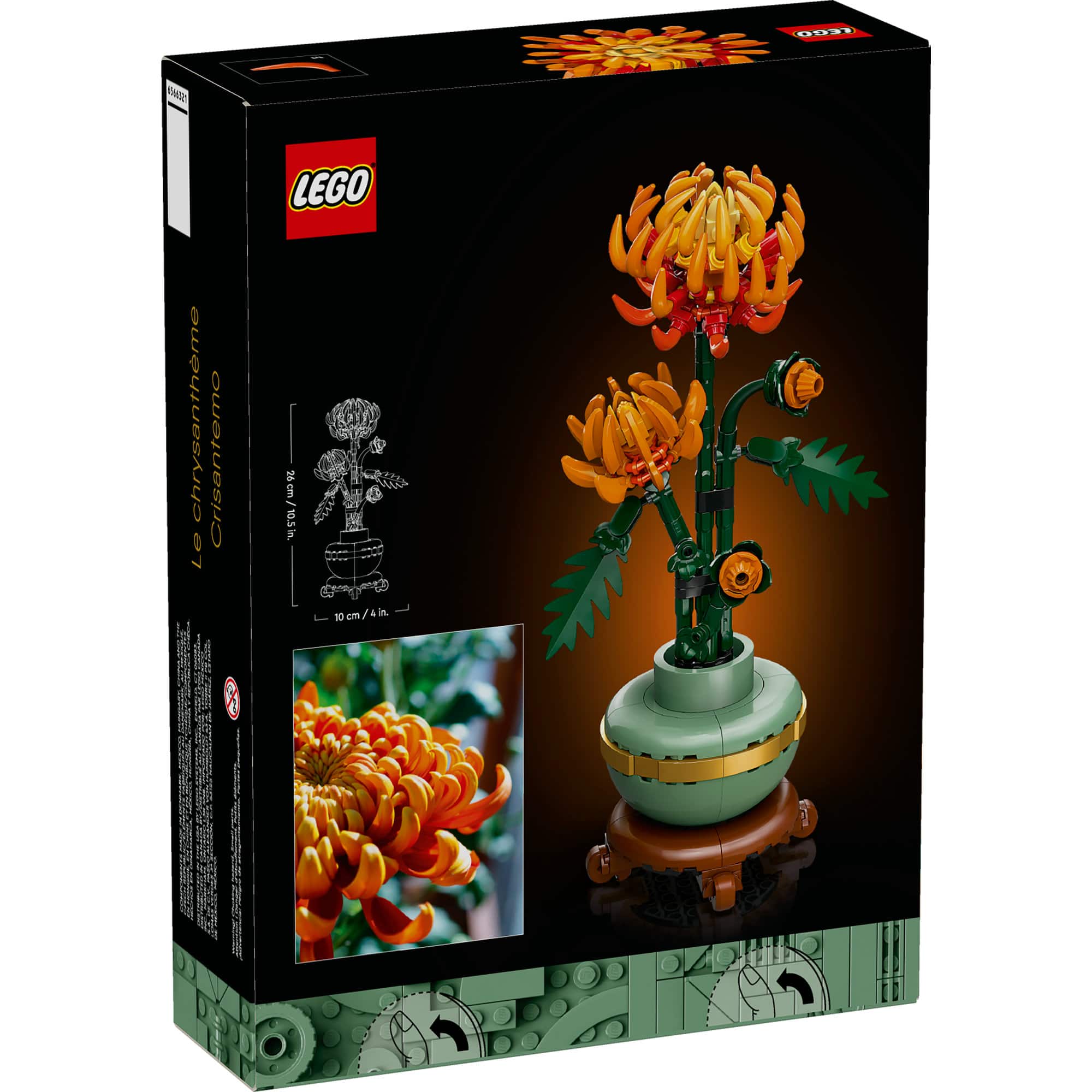 LEGO&#xAE; Botanicals Chrysanthemum Flower Decor Building Set 10368