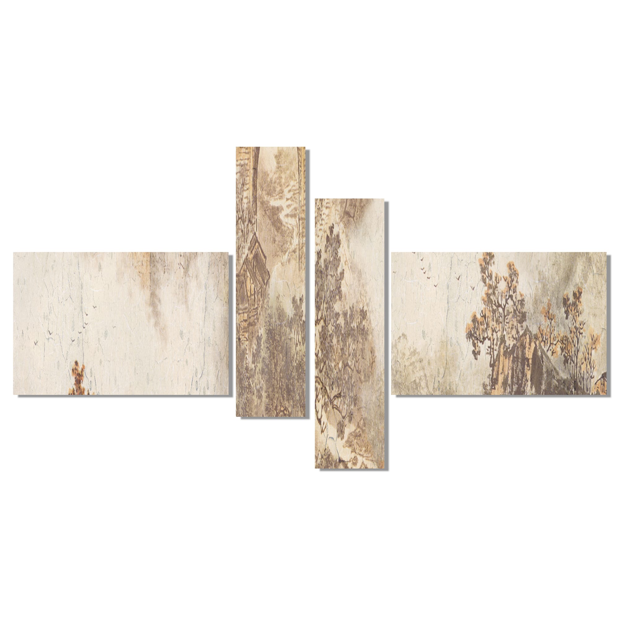 Designart - Nature in Vintage Style - Landscape Photography Canvas Print