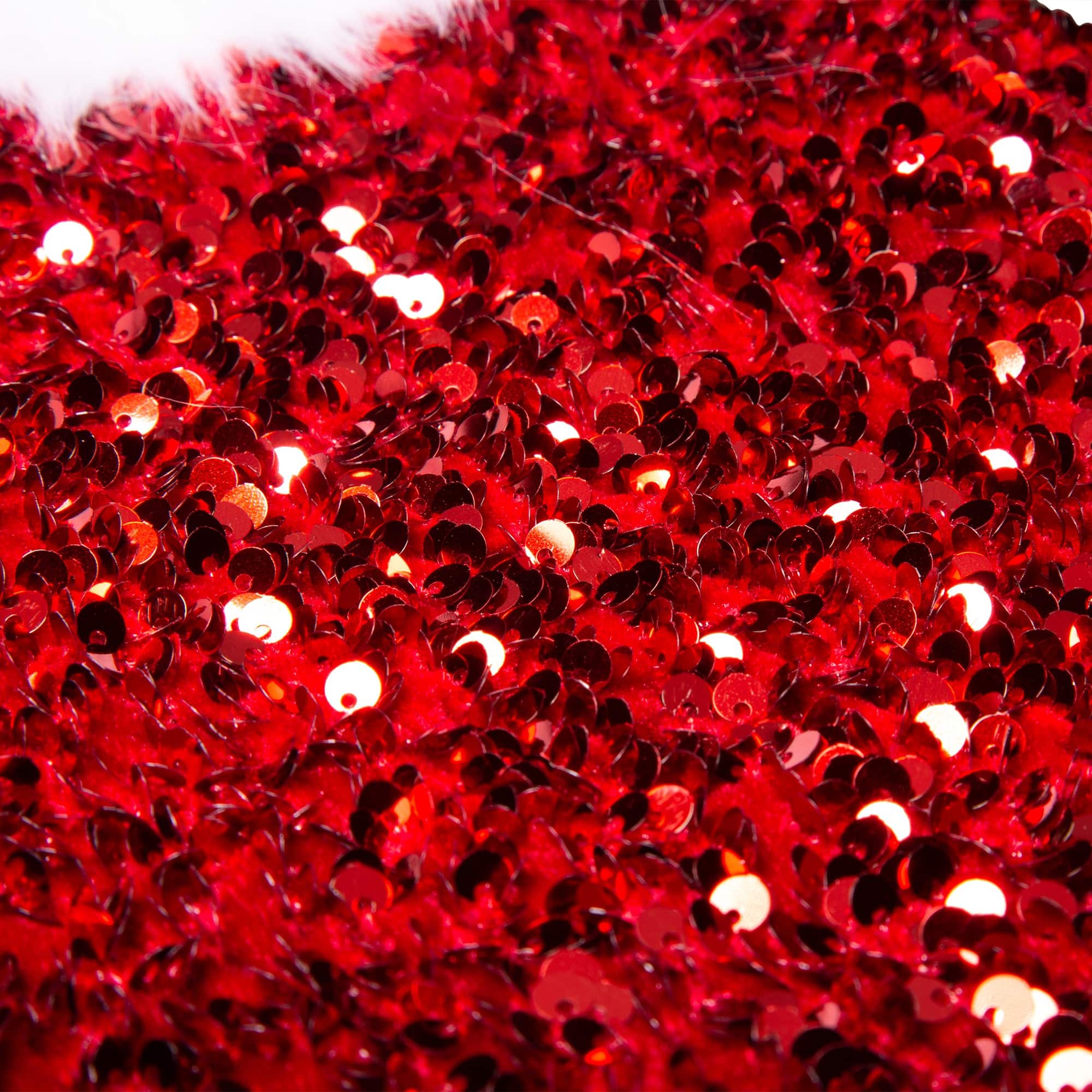 Glitzhome® 21" Red Sequin Christmas Stocking