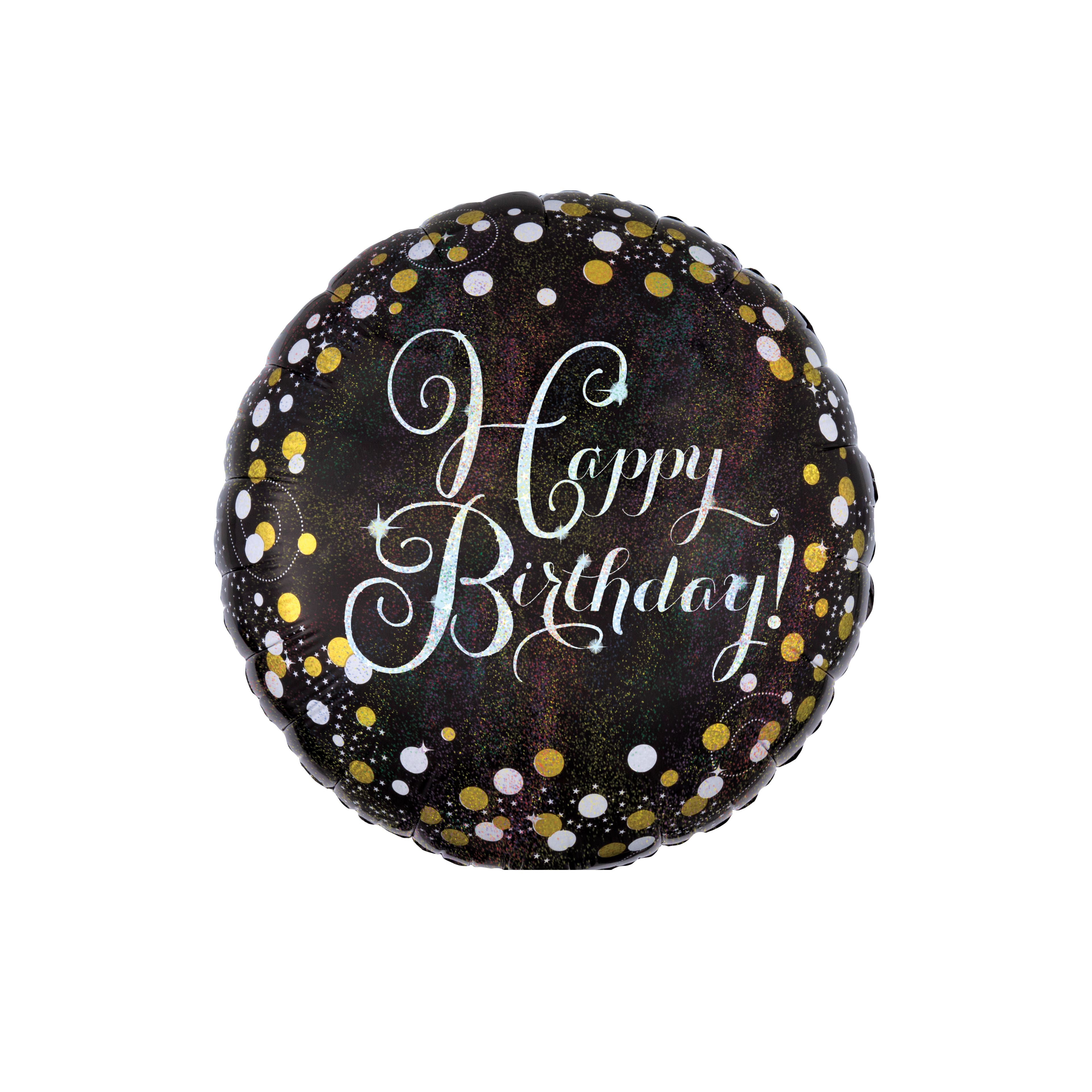18" Sparkling Holographic Birthday Balloon