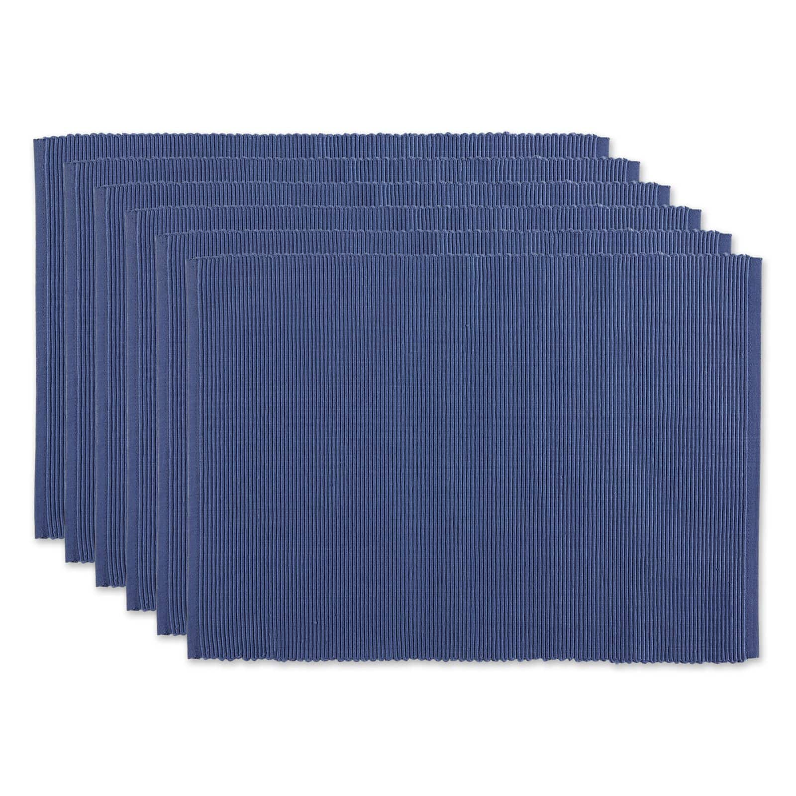 DII&#xAE; Ribbed Cotton Placemats, 6ct.