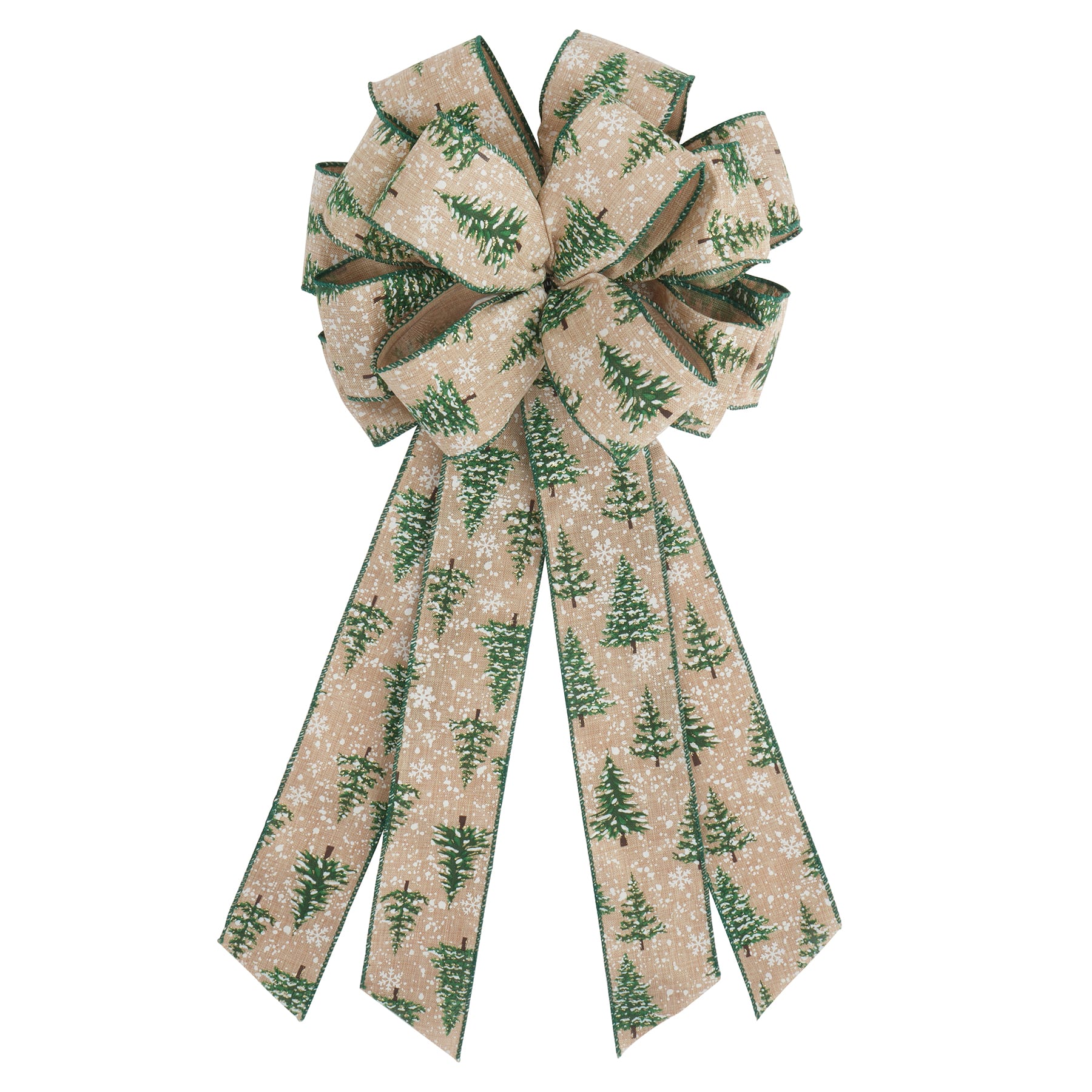 21&#x22; Snowy Tree Tree Green Bow by Celebrate It&#xAE;