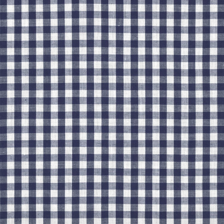 1/4" Navy Blue Gingham