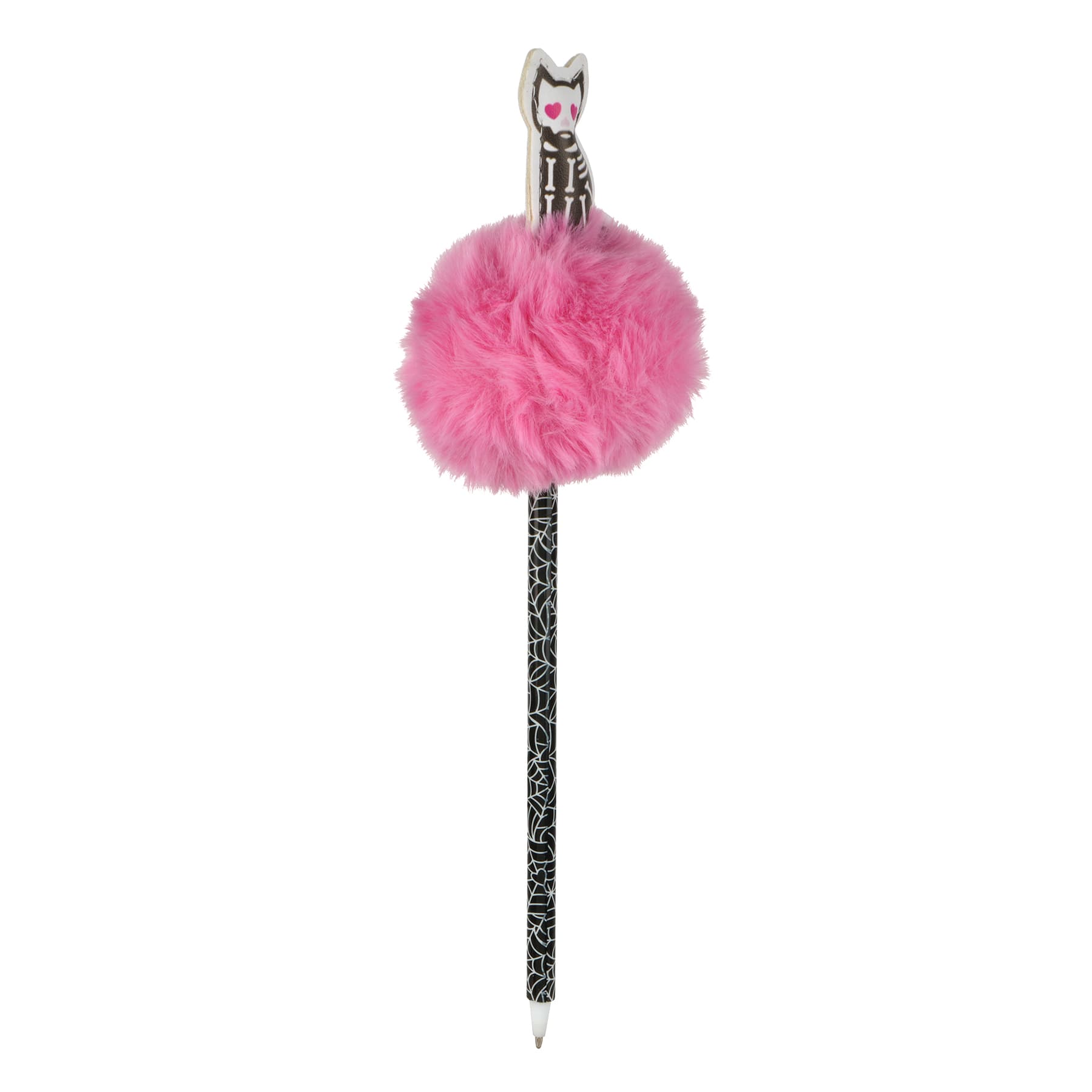 8&#x22; Skeleton Cat Pom Pom Pen by Creatology&#x2122;