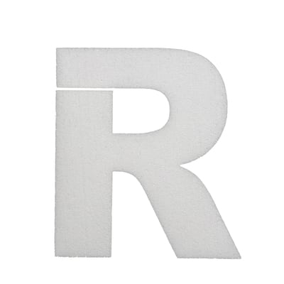 10" White Foam Letter by Ashland® image
