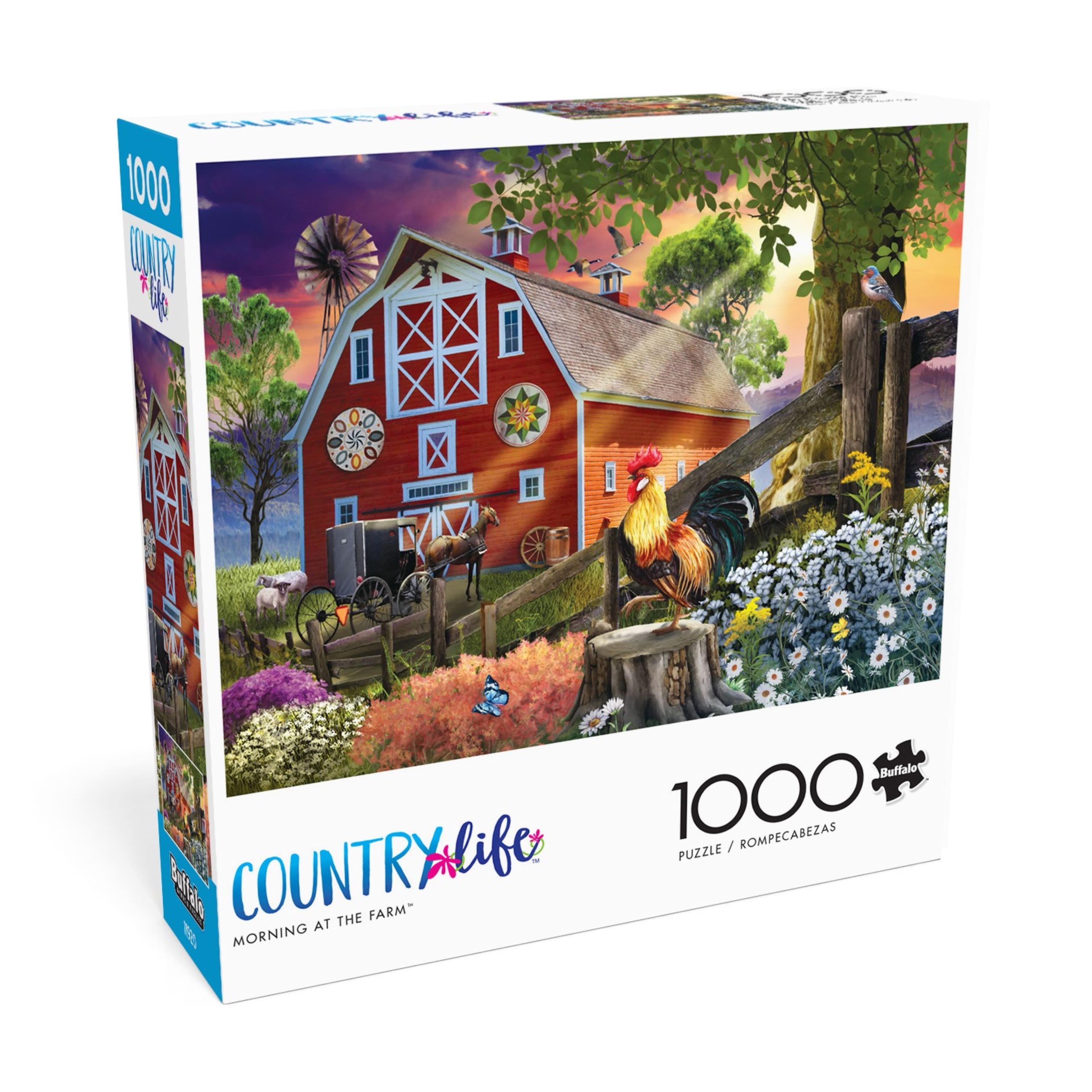 Assorted Country Life 1,000 Piece Puzzle