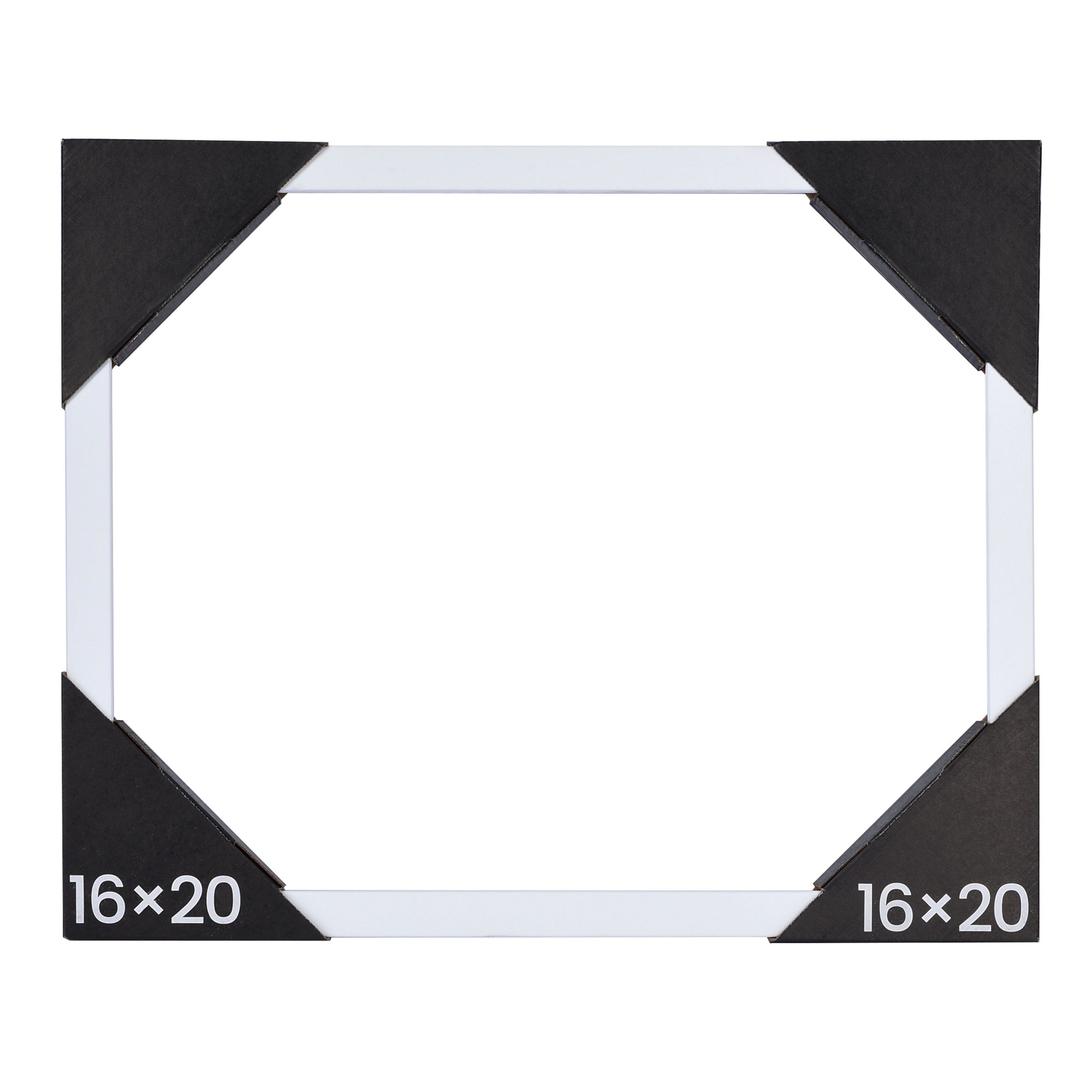 Cadre blanc à dos ouvert de 40,6 cm x 50,8 cm de Studio Décor