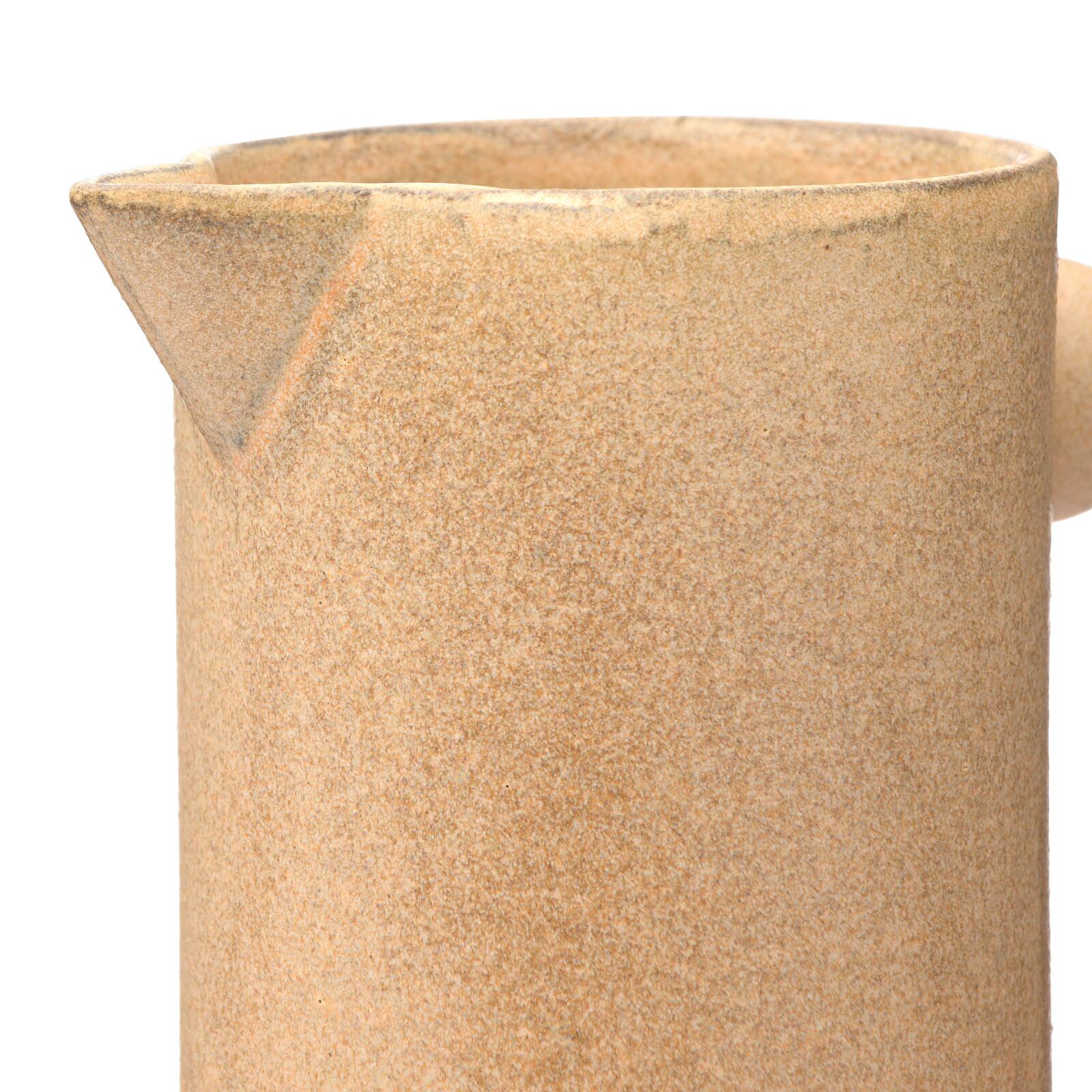 Hello Honey® 6.3" Brown Stoneware Pitcher