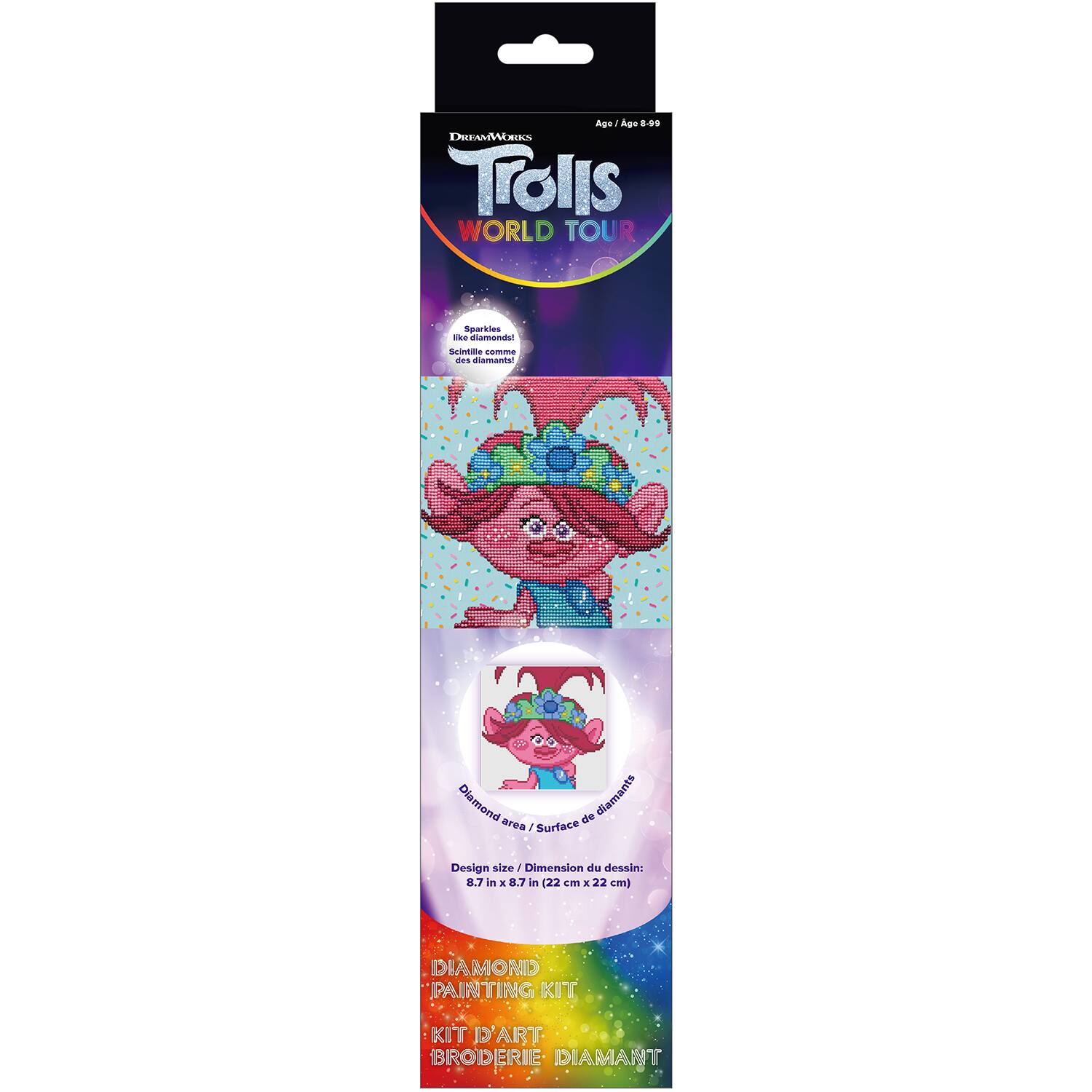 Camelot® Dots Princess Poppy Diamond Painting Kit