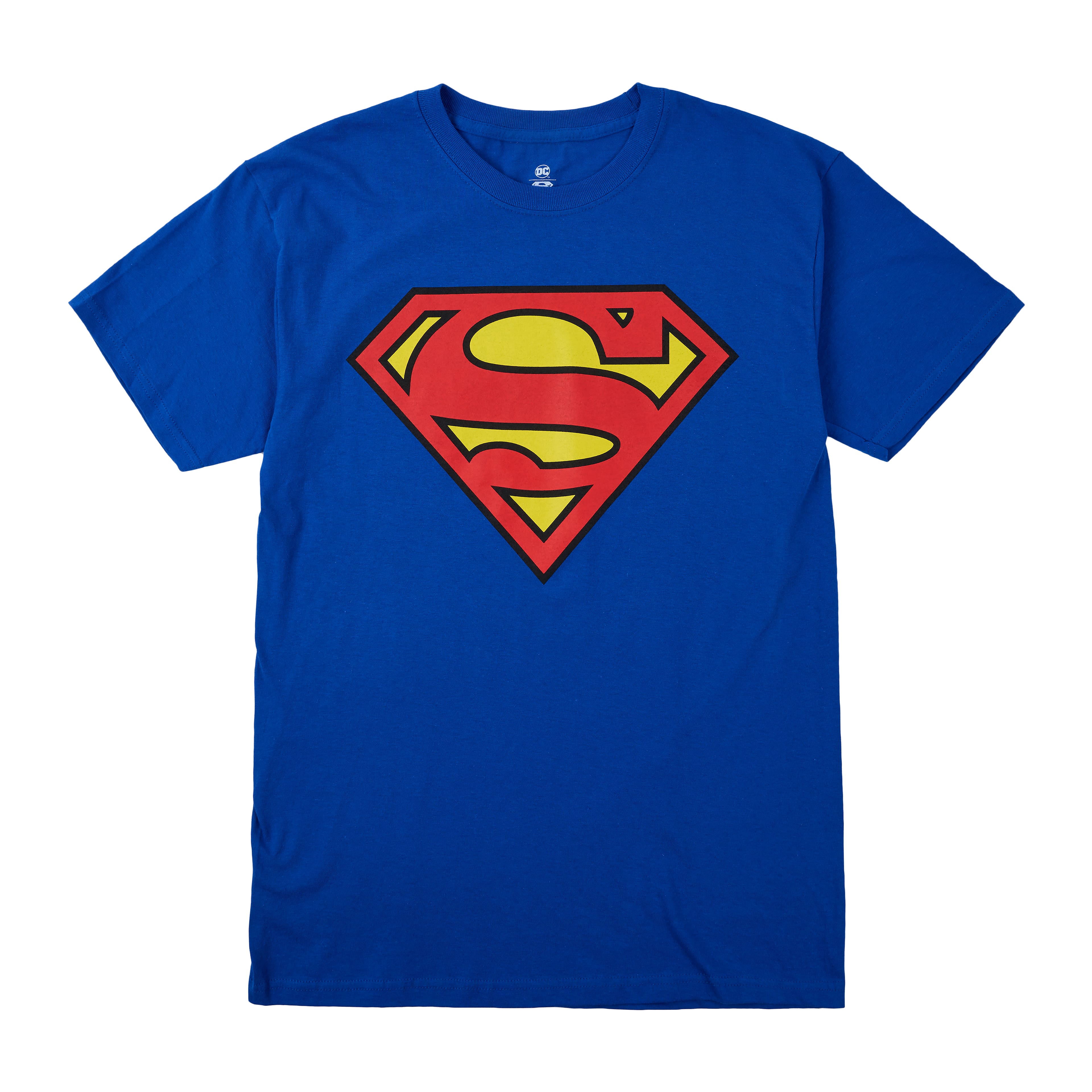 Royal Blue Superman Logo Graphic Unisex Adult T-Shirt