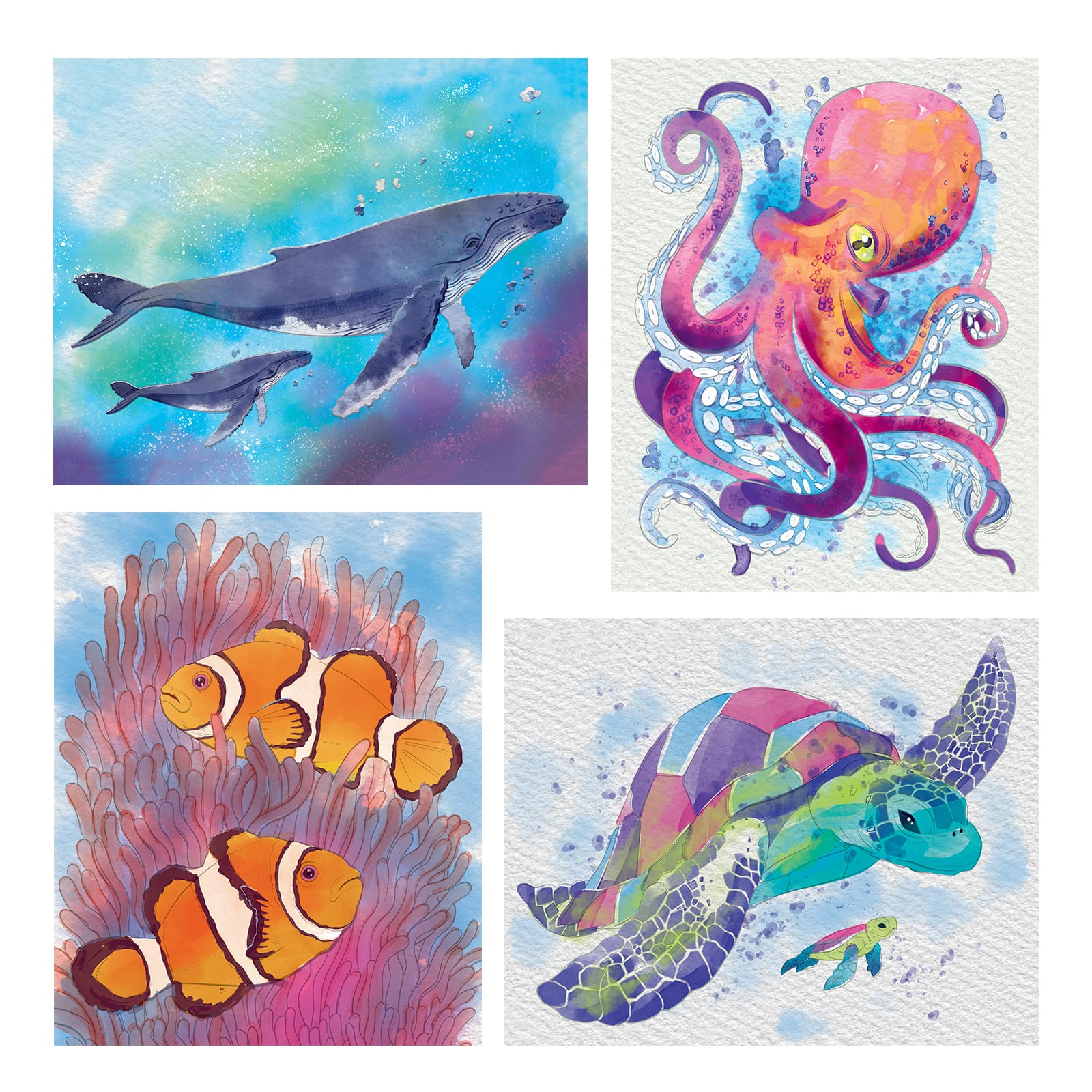 Sea Life 23 Piece Watercolor Painting Kit By Artist's Loft™ | Michaels