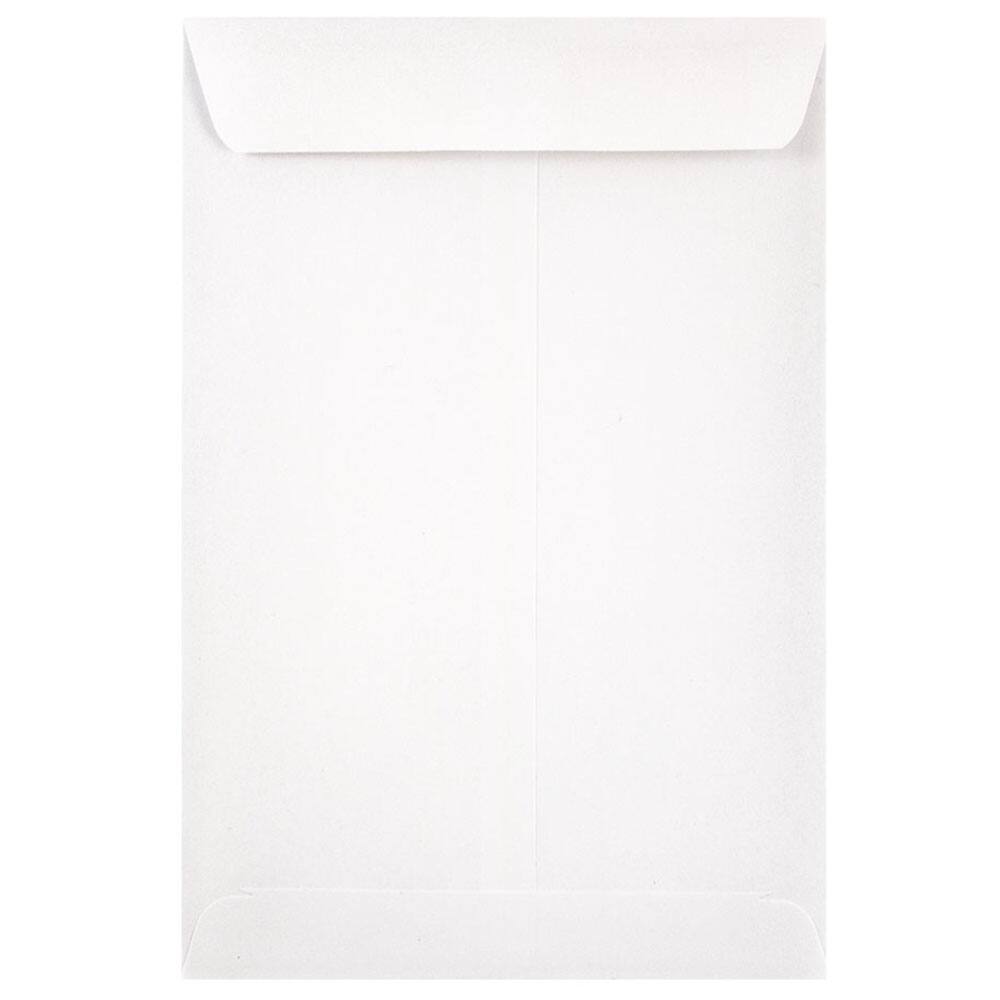 JAM Paper 6&#x22; x 9&#x22; White Open End Catalog Commercial Envelopes