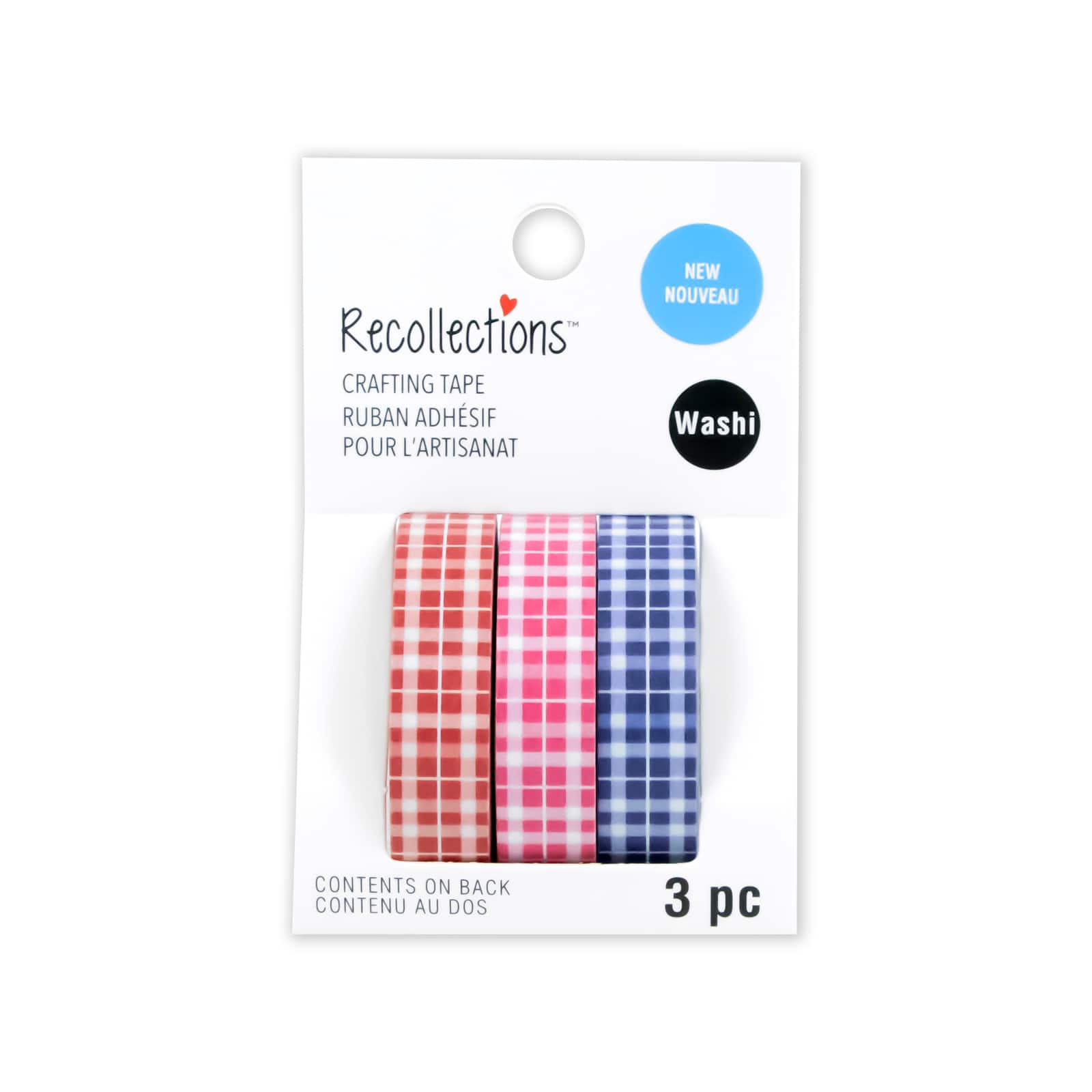12 Pack: Plaids Crafting Washi Tape Set by Recollections™